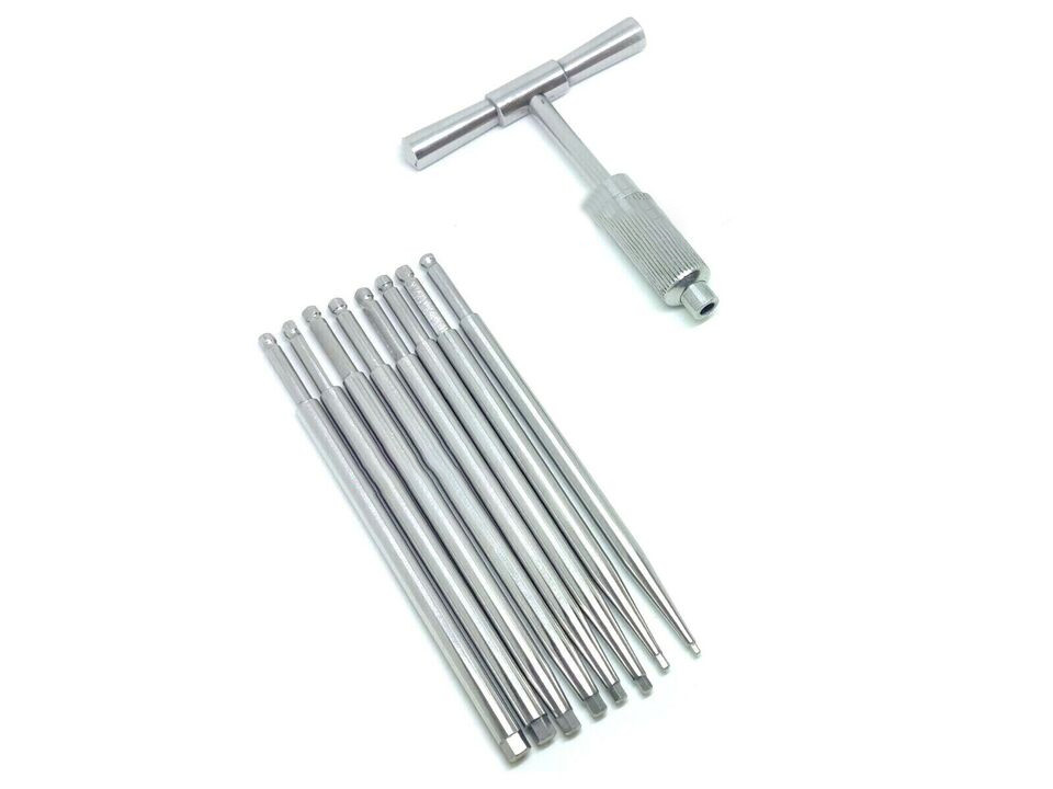 Orthopedic Bone Screwdriver Set with 2 Quick Coupling Handle Surgical Instrument