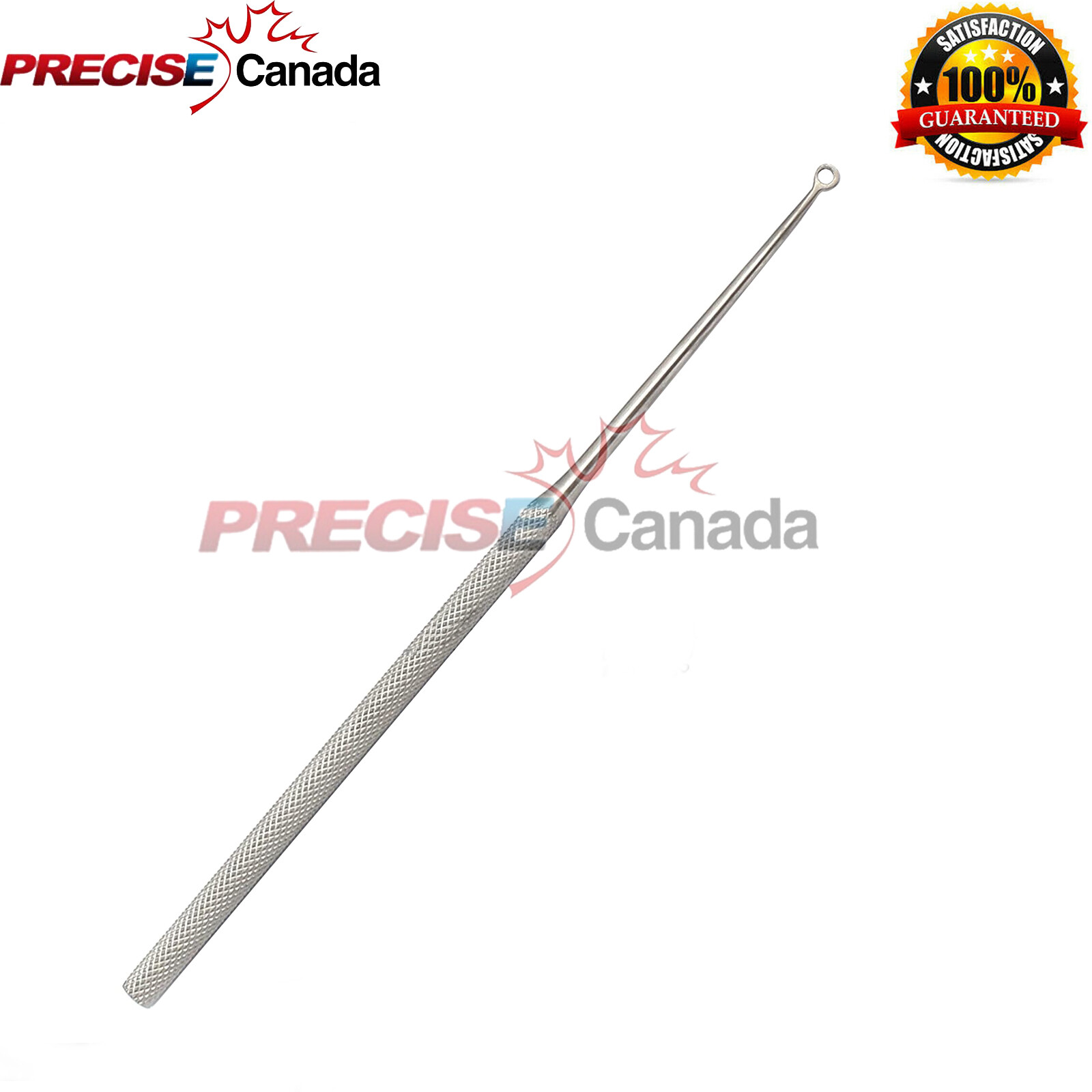 ENT Buck Ear Surgical Curette #2 Blunt Straight 6.5″ ENT Surgical Instruments