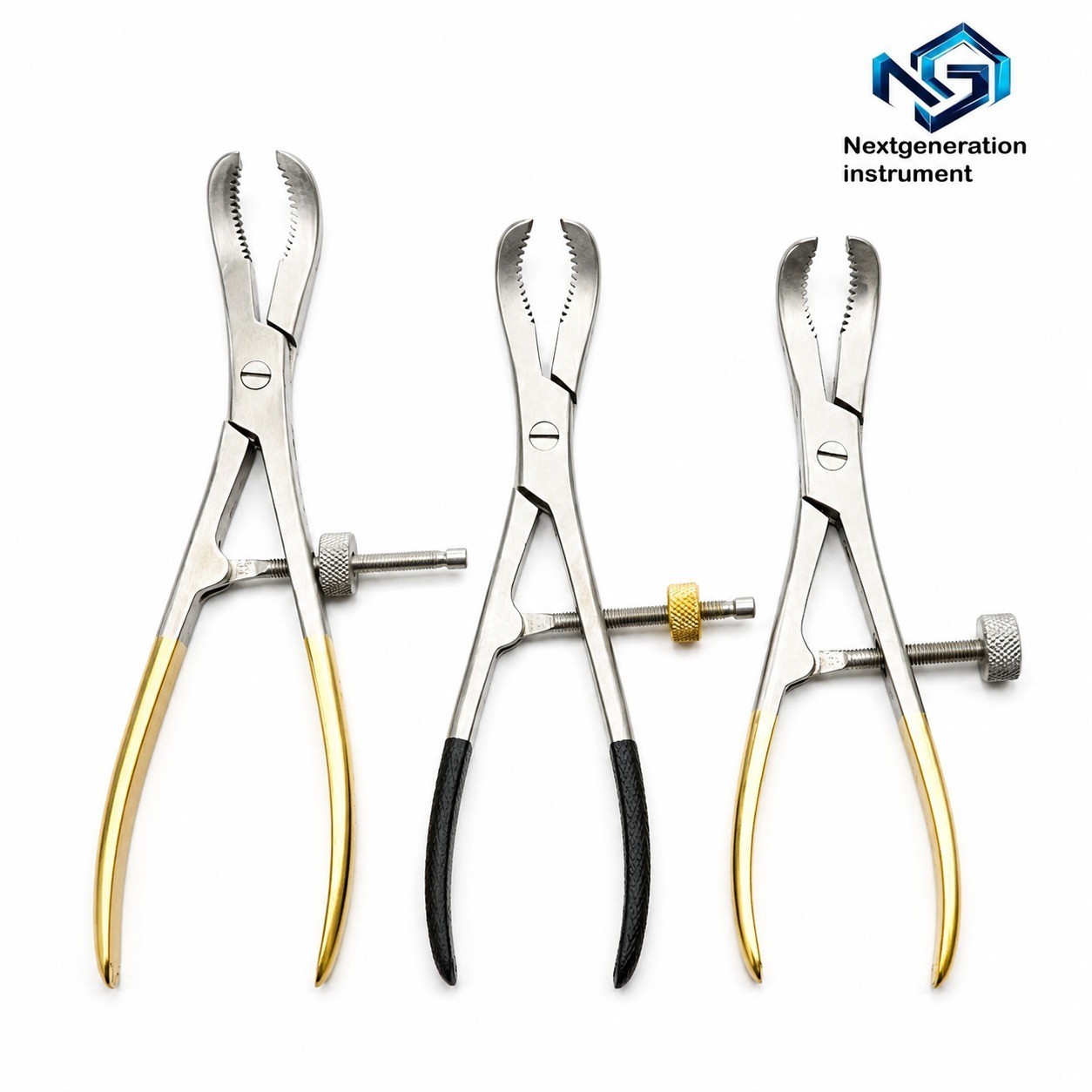 Bone Reduction Holding Forceps 3PCS Orthopedic Surgical Stainless Instrument Set