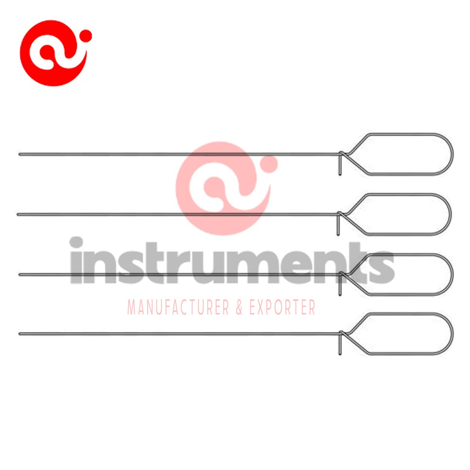 New Guyon Catheter Guide 2mm Straight 37 cm 14 1/2” surgical instrument By Ai