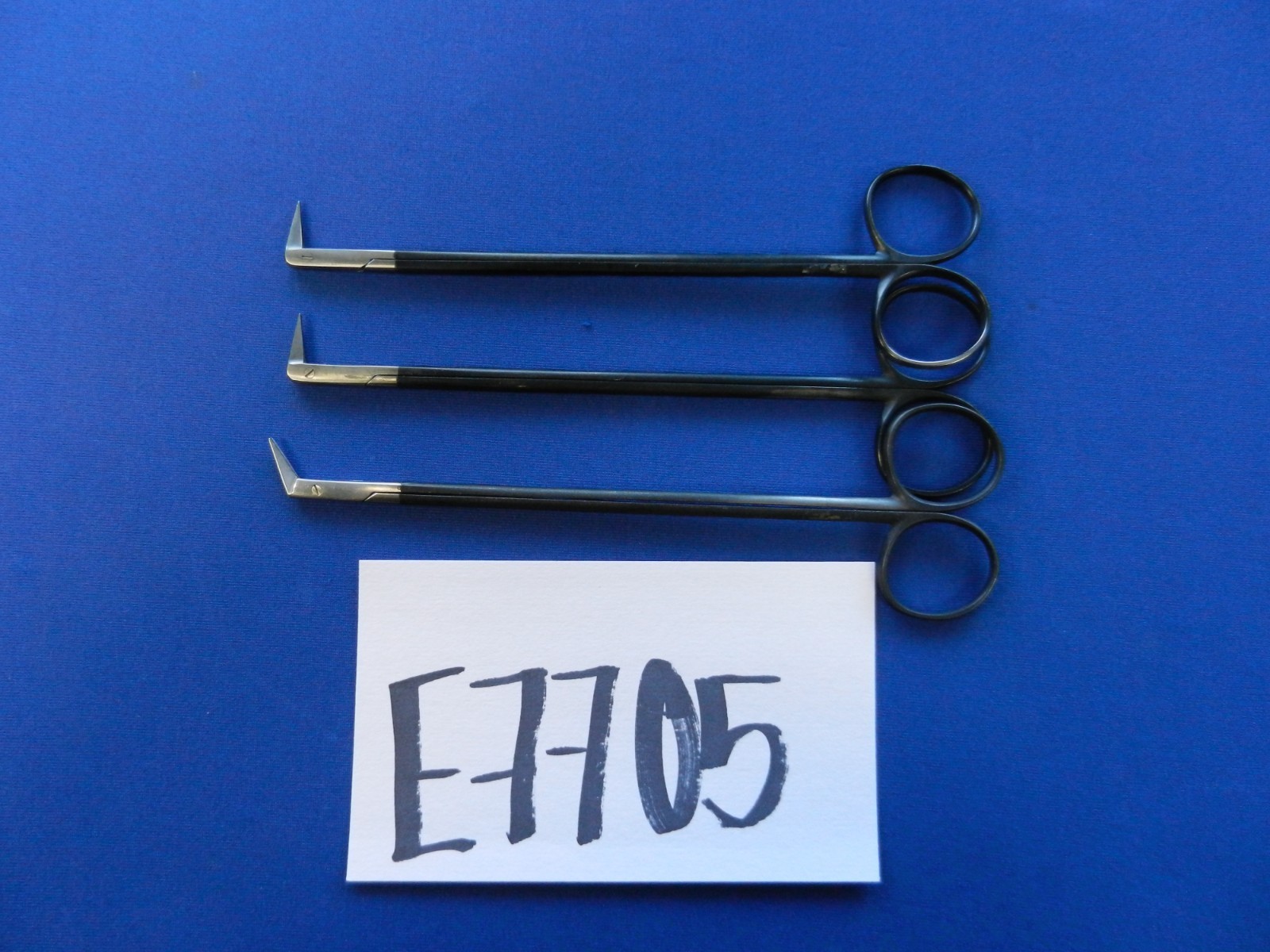 Fehling Lot of 3 Coated Potts Scissors 17cm Overall Length