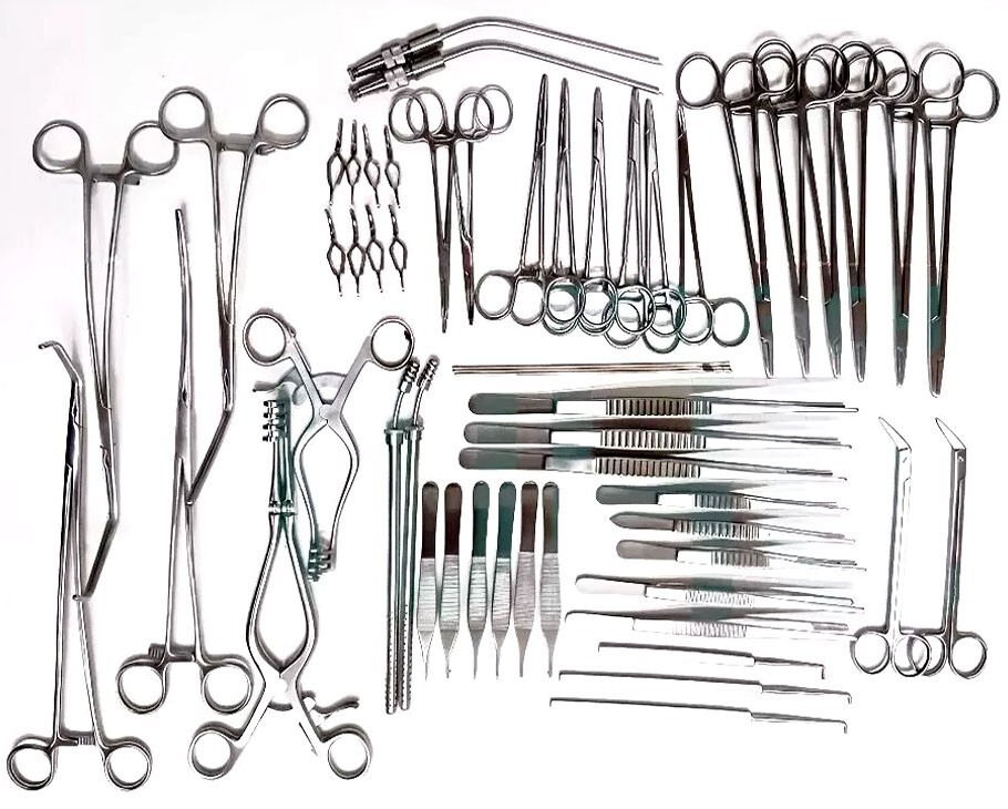 Vascular Surgery 50Pcs Set Surgical Medical Surgical Instruments