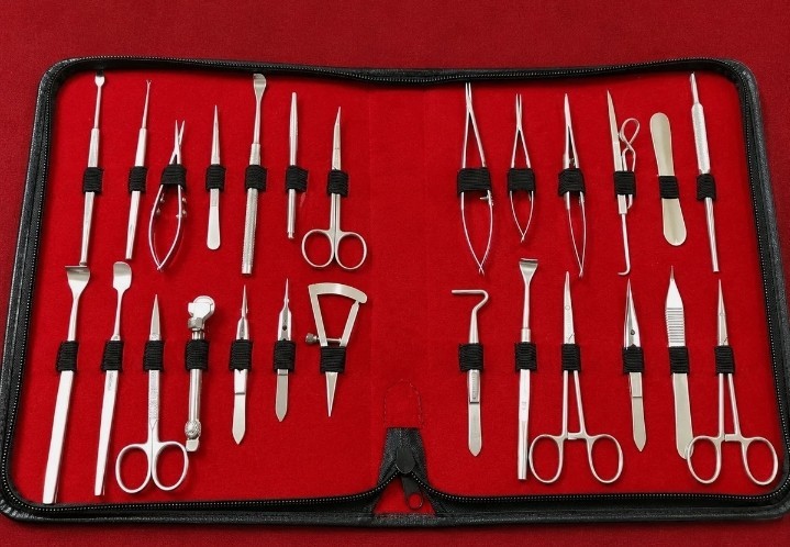 Professional Surgical Dissection Kit Stainless Steel Anatomy Lab Instrument Set