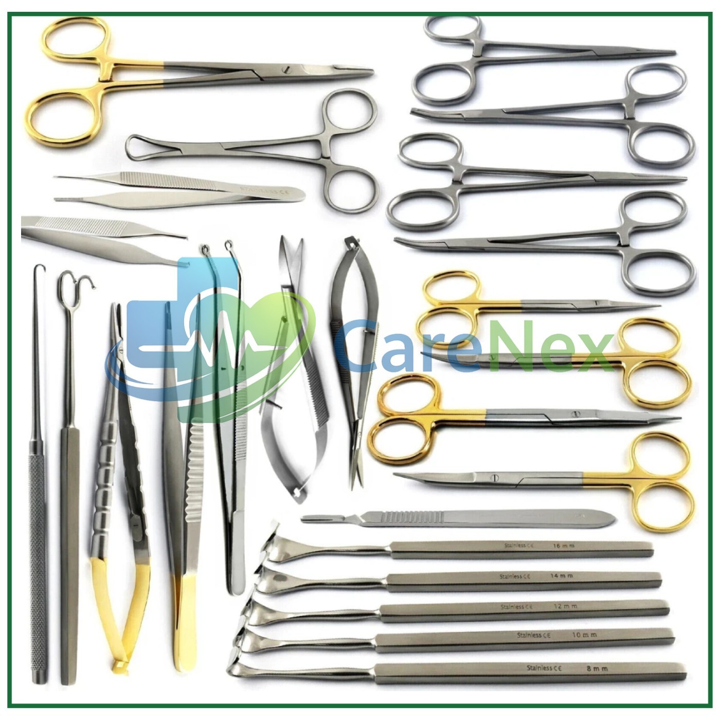 Micro Eye Surgery Blepharoplasty Instruments Kit Ophthalmic Eyelid Surgical Set
