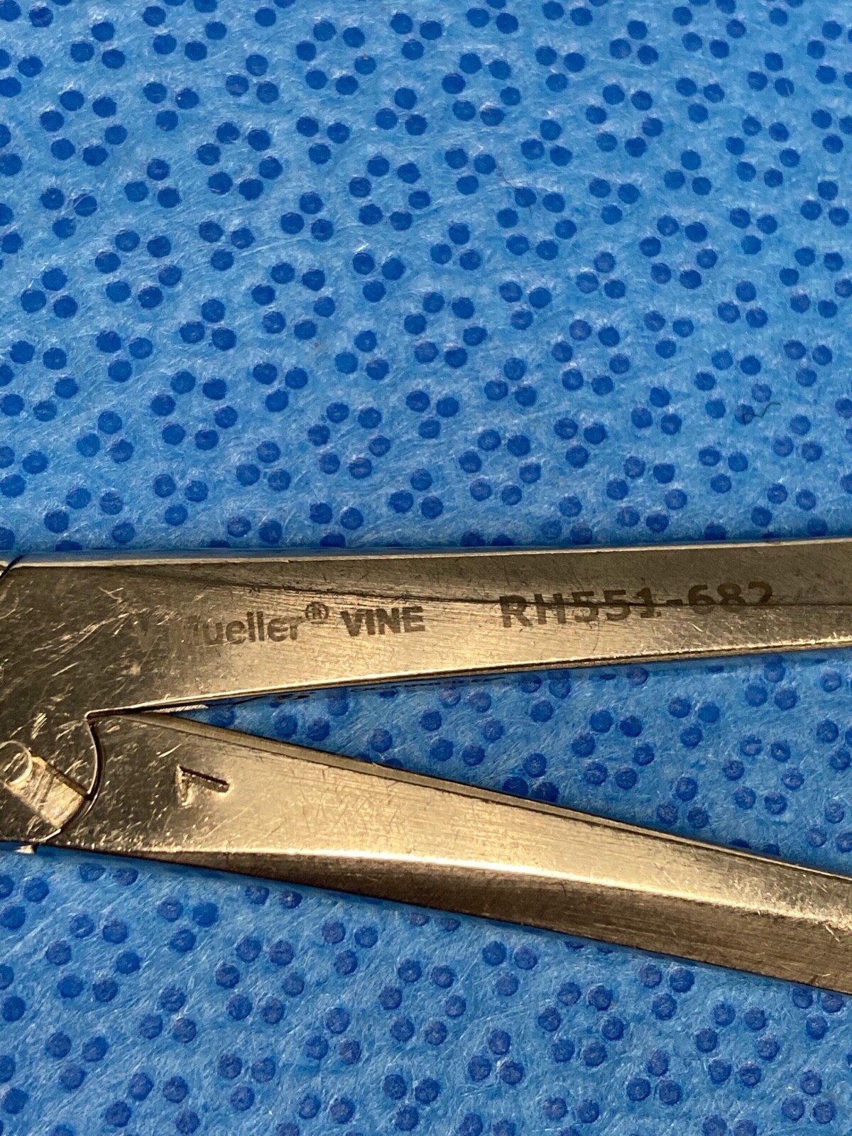 V. Mueller RH551-682 Blakesley-Weil Size 1 Fenestrated Jaw Forcep ENT