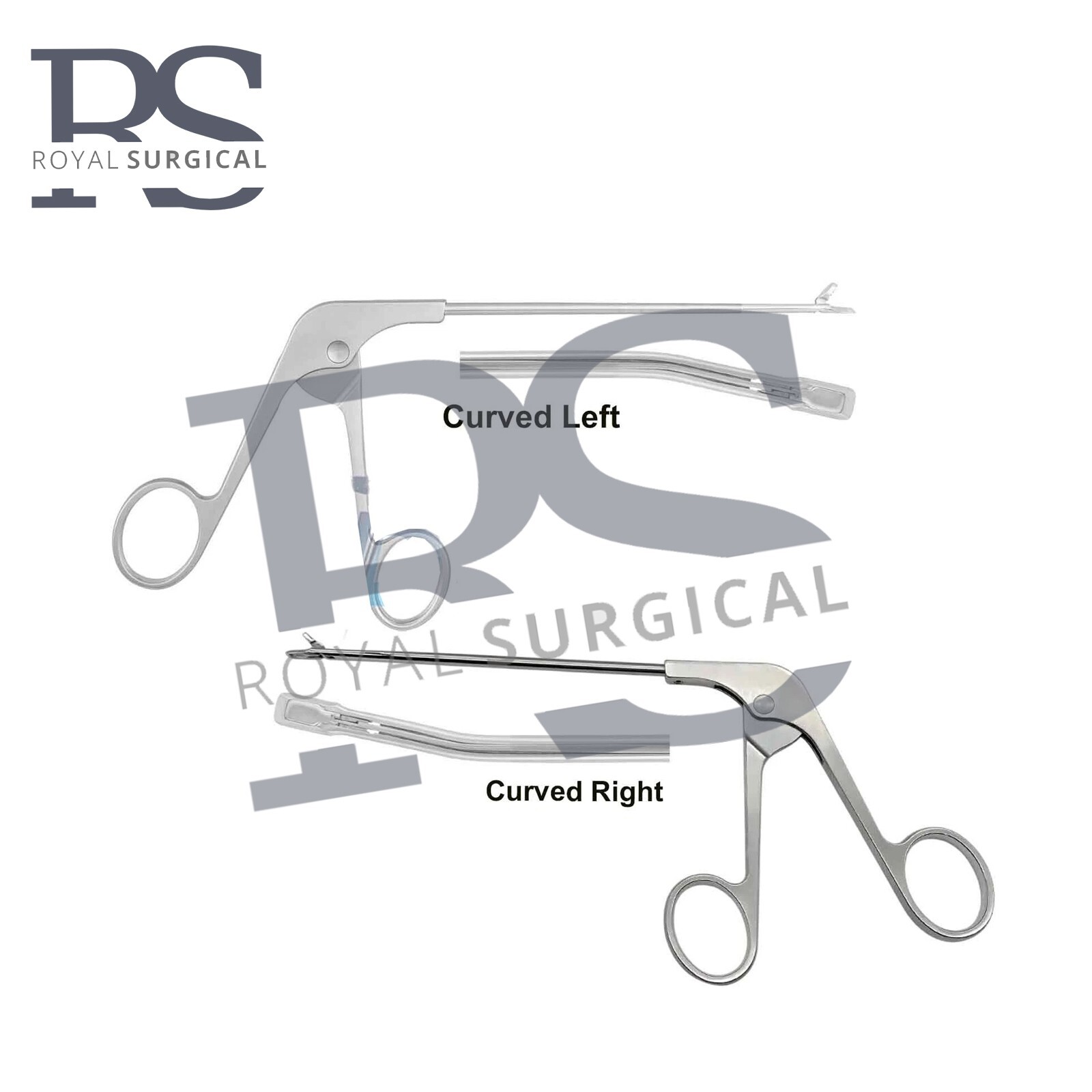 Duckbill Basket Punch upbiter curved left and right, Arthroscopy forceps