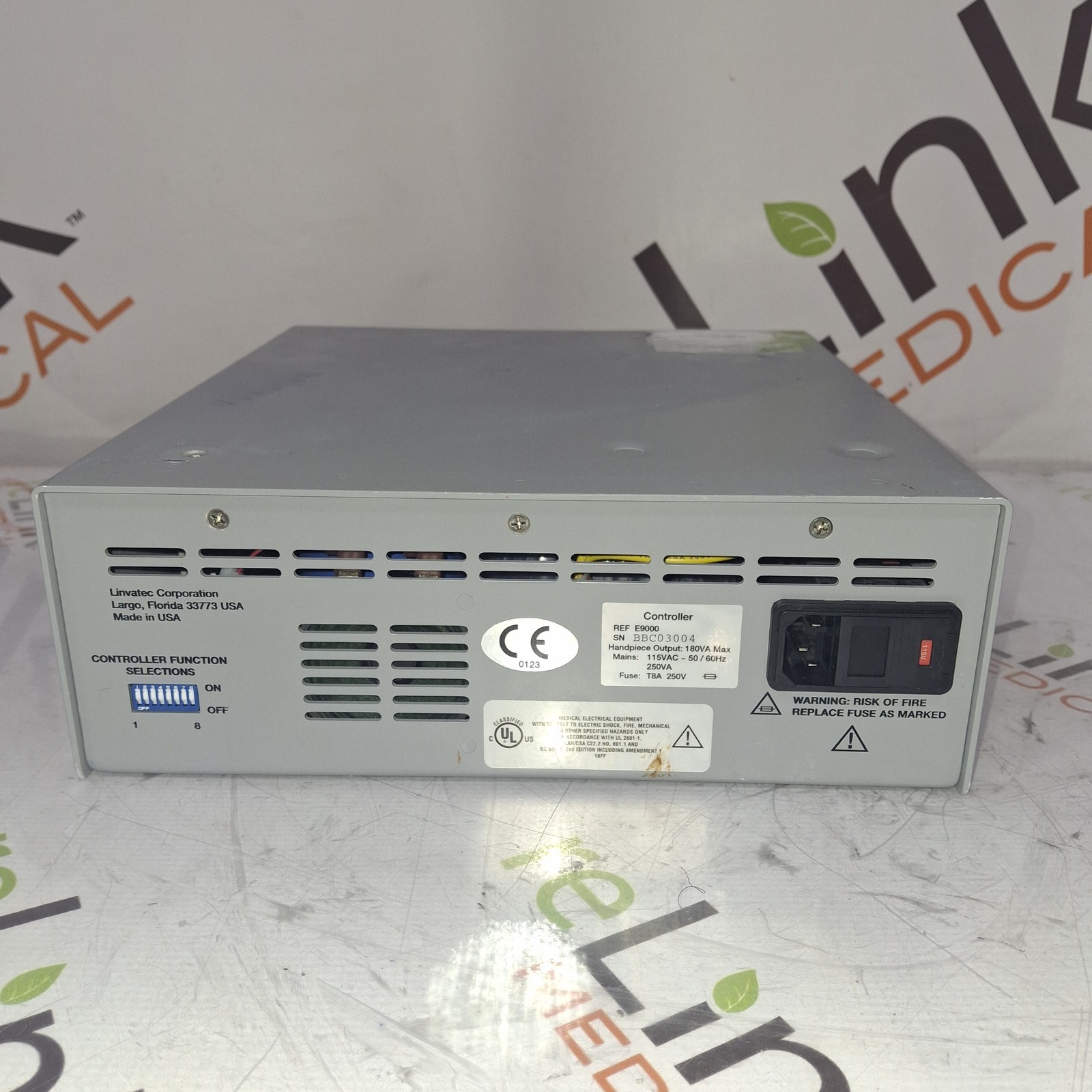 Linvatec E9000 Surgical Controller Console