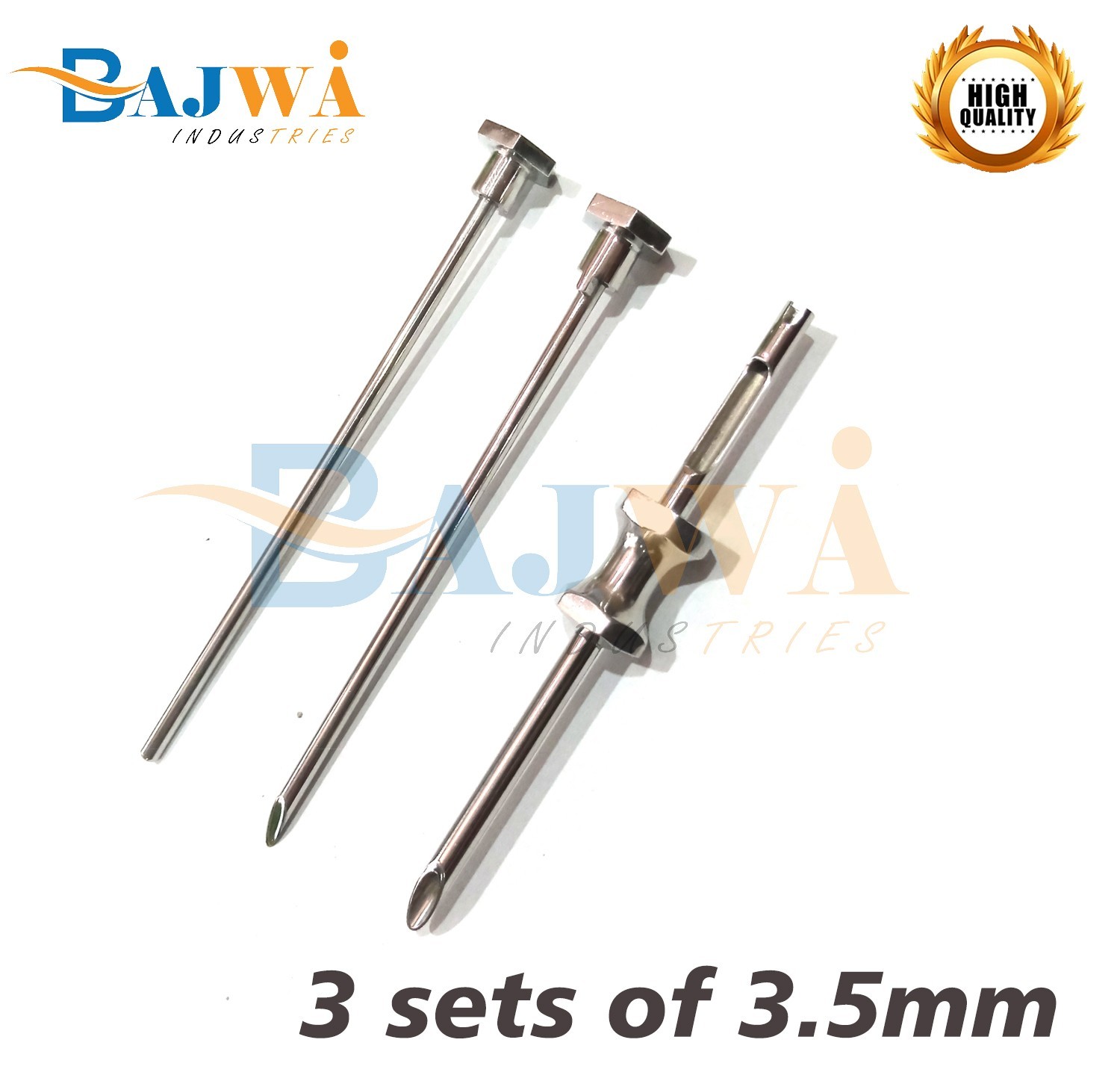 3 Sets Of 3.5mm HRT Trocar Harmone Replacement Pellet Insertion Kit