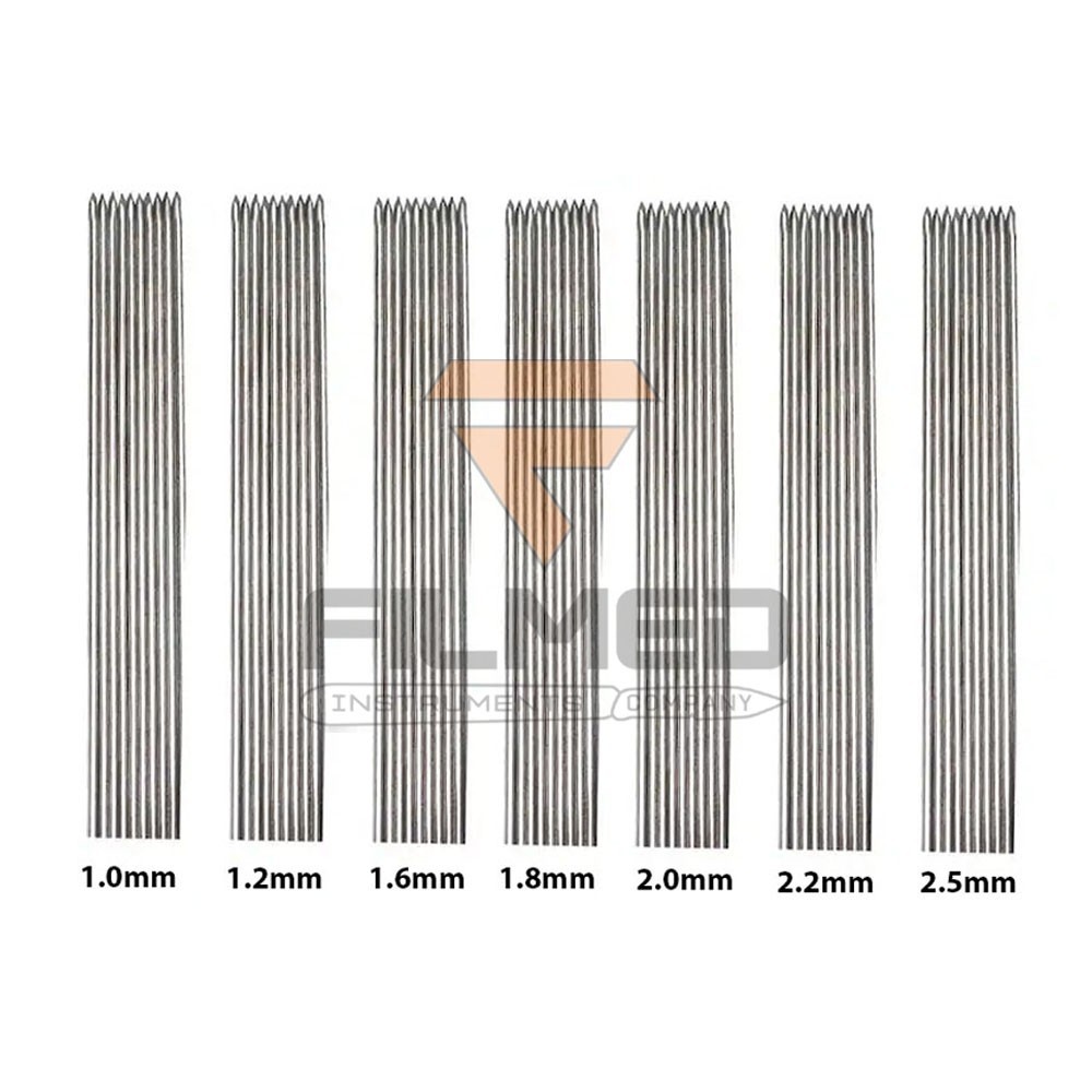 Steinmann Pins 19cm Orthopedic Surgical Veterinary Instruments Set