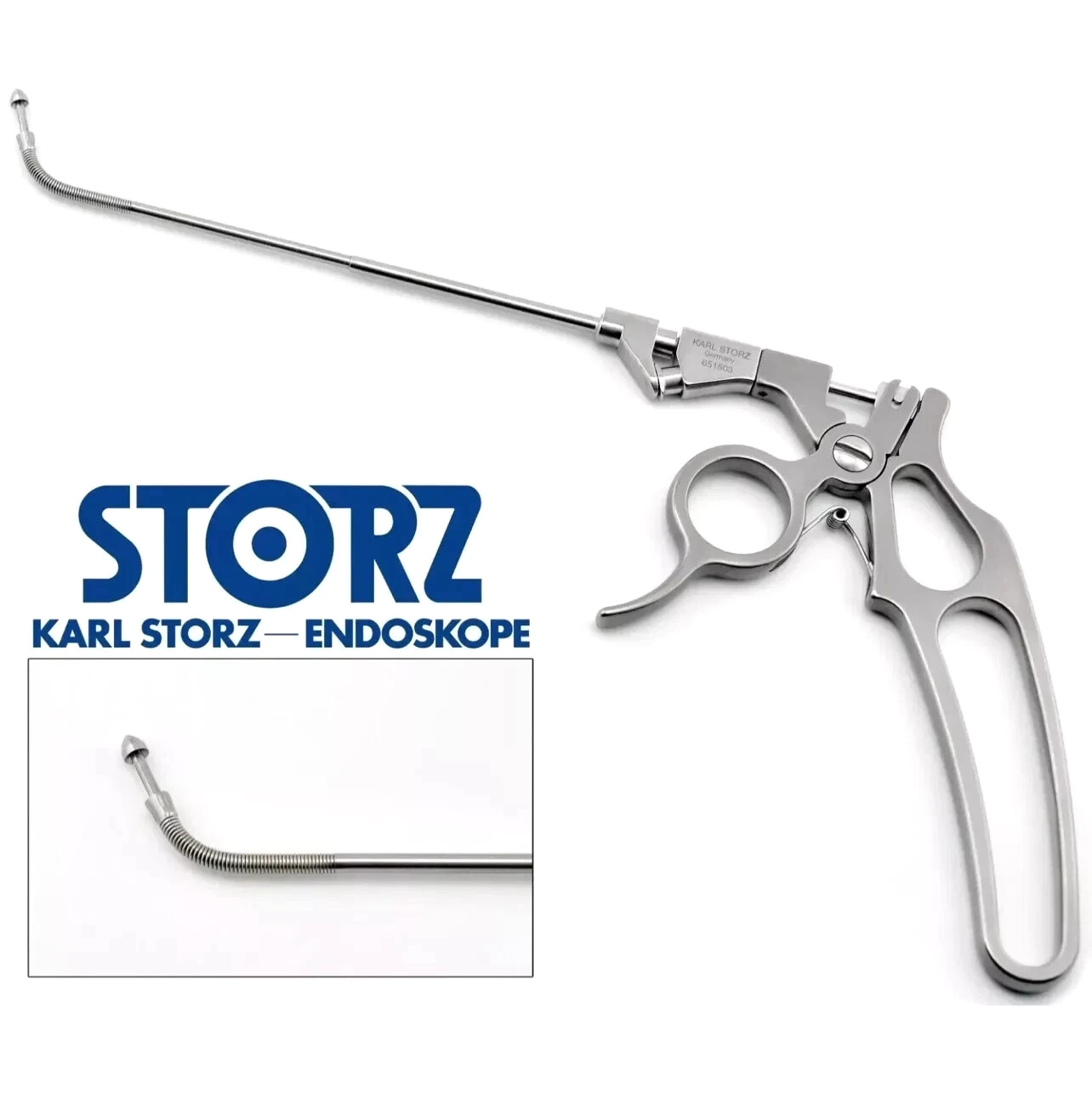 KARL STORZ 651503 HOSEMANN Frontal Sinus Nasal Recess Punch Circular Cutting 8″