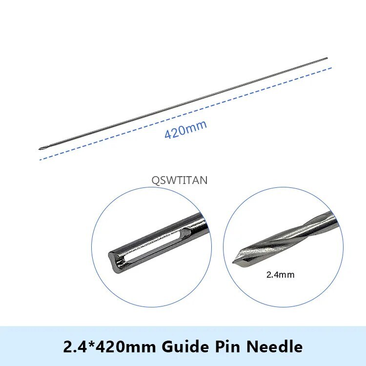 2.4mm Guide Pin Needle With Hole Orthopaedic Surgical Instruments 1PCS
