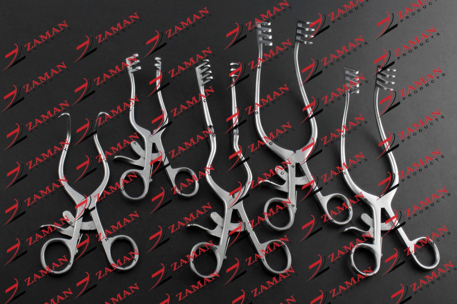 Laminectomy Retractors 05 PCs Set Spine Orthopedic instruments By Zaman Products