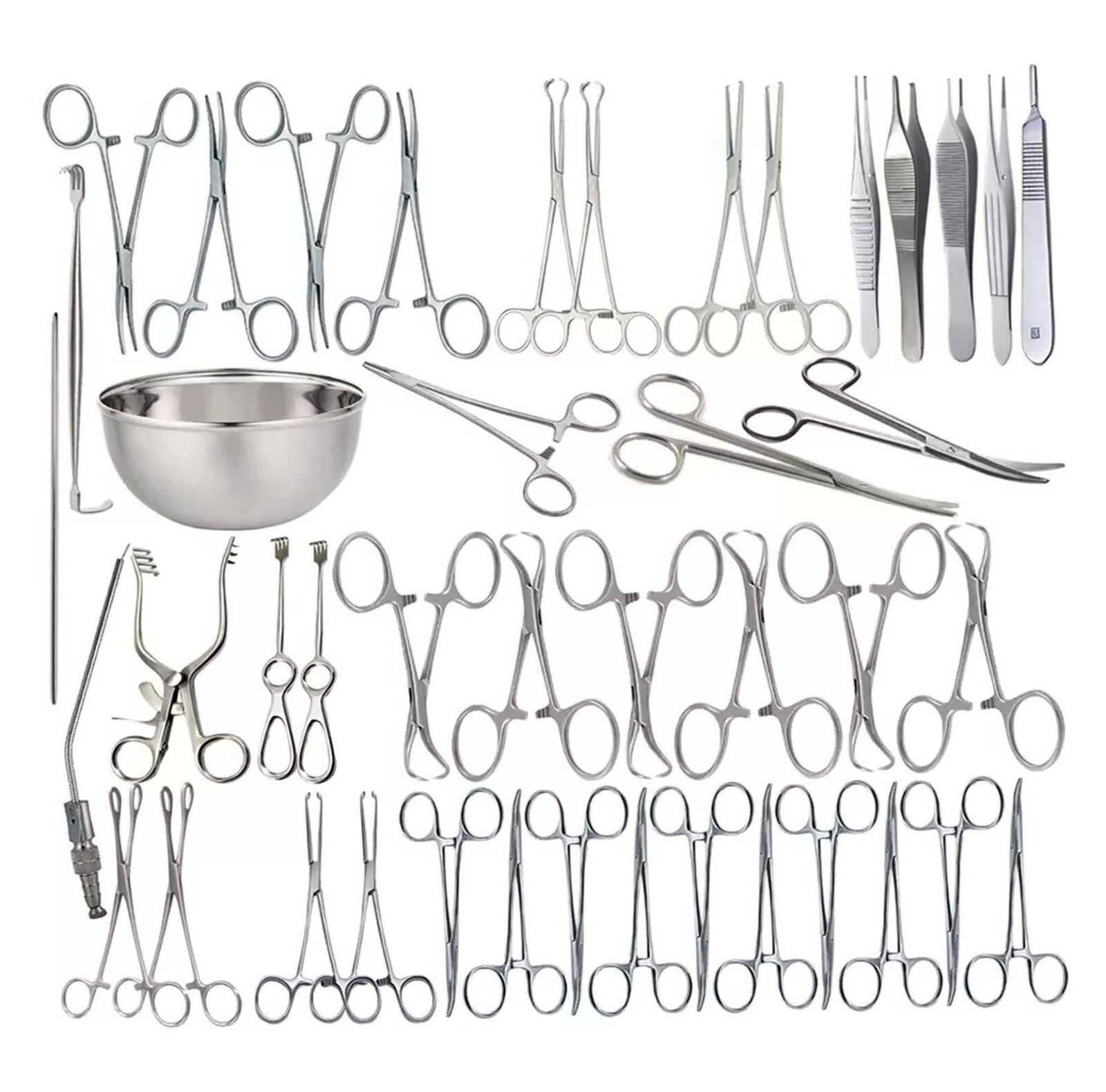 Tendon Nerve Repair Plastic Surgery Set Of 43 Pcs Complete Surgery Instruments