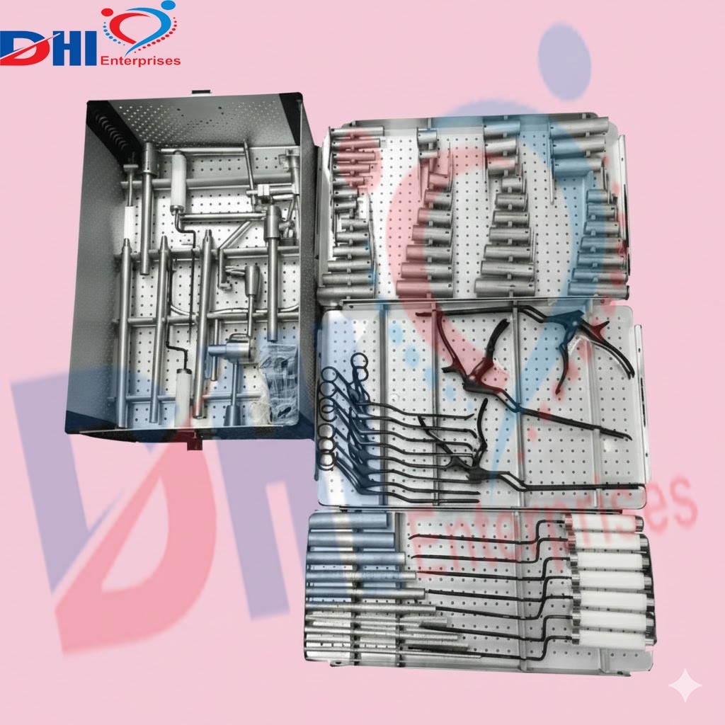 NEW MIS Tubular Retractor Spine Instrument Set Dilators Stainless Steel Case