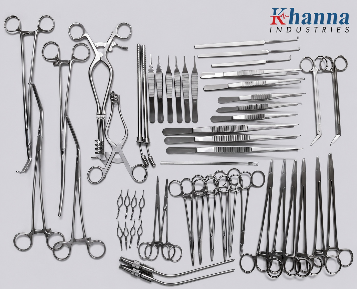 Vascular Surgery Instrument Set 52 Pcs Surgical Instruments Stainless Steel Kit