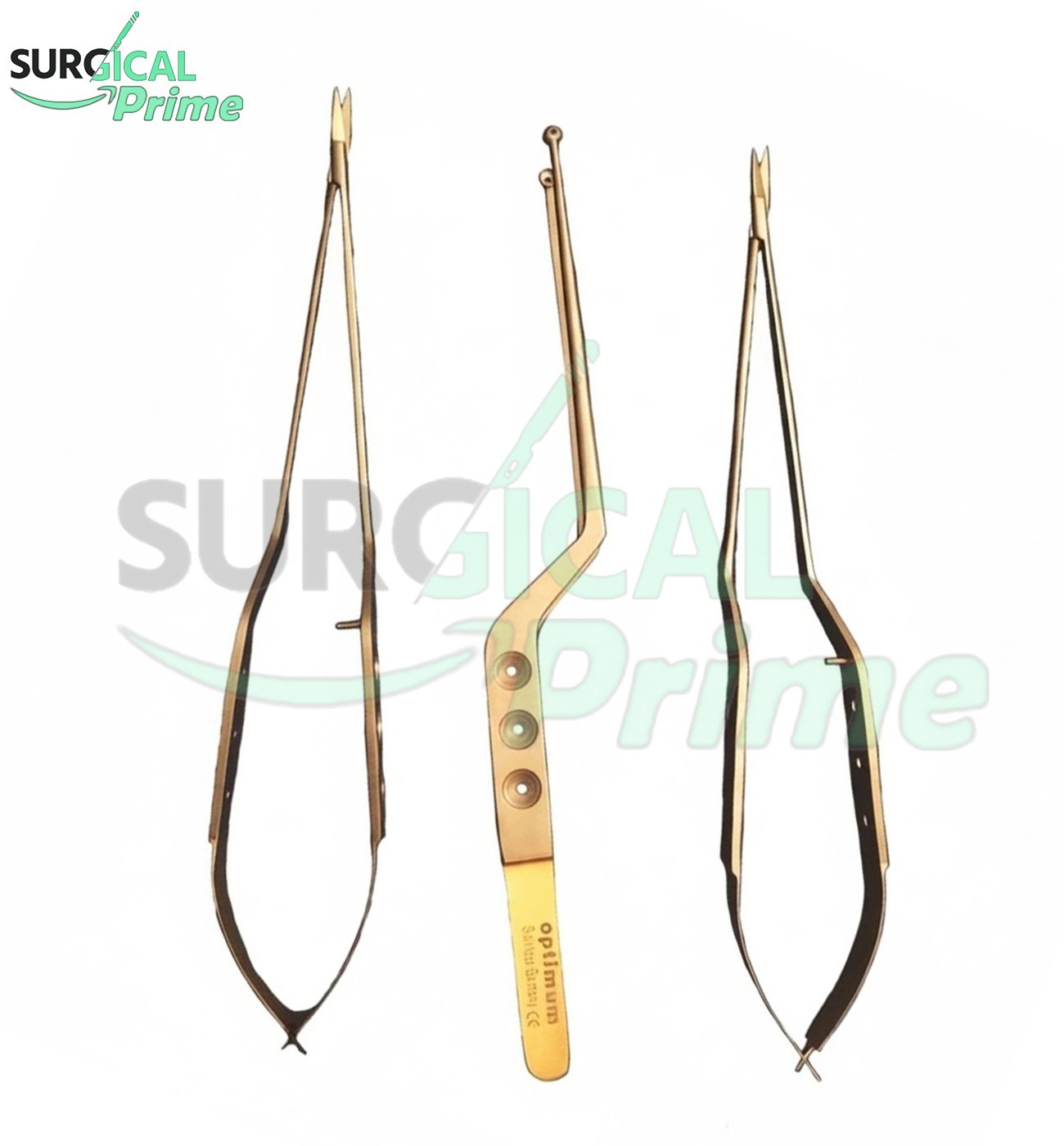 OR Grade Set Of 3 Yasargil Micro Bayonet Forceps + Tumor Grasping Forceps 9