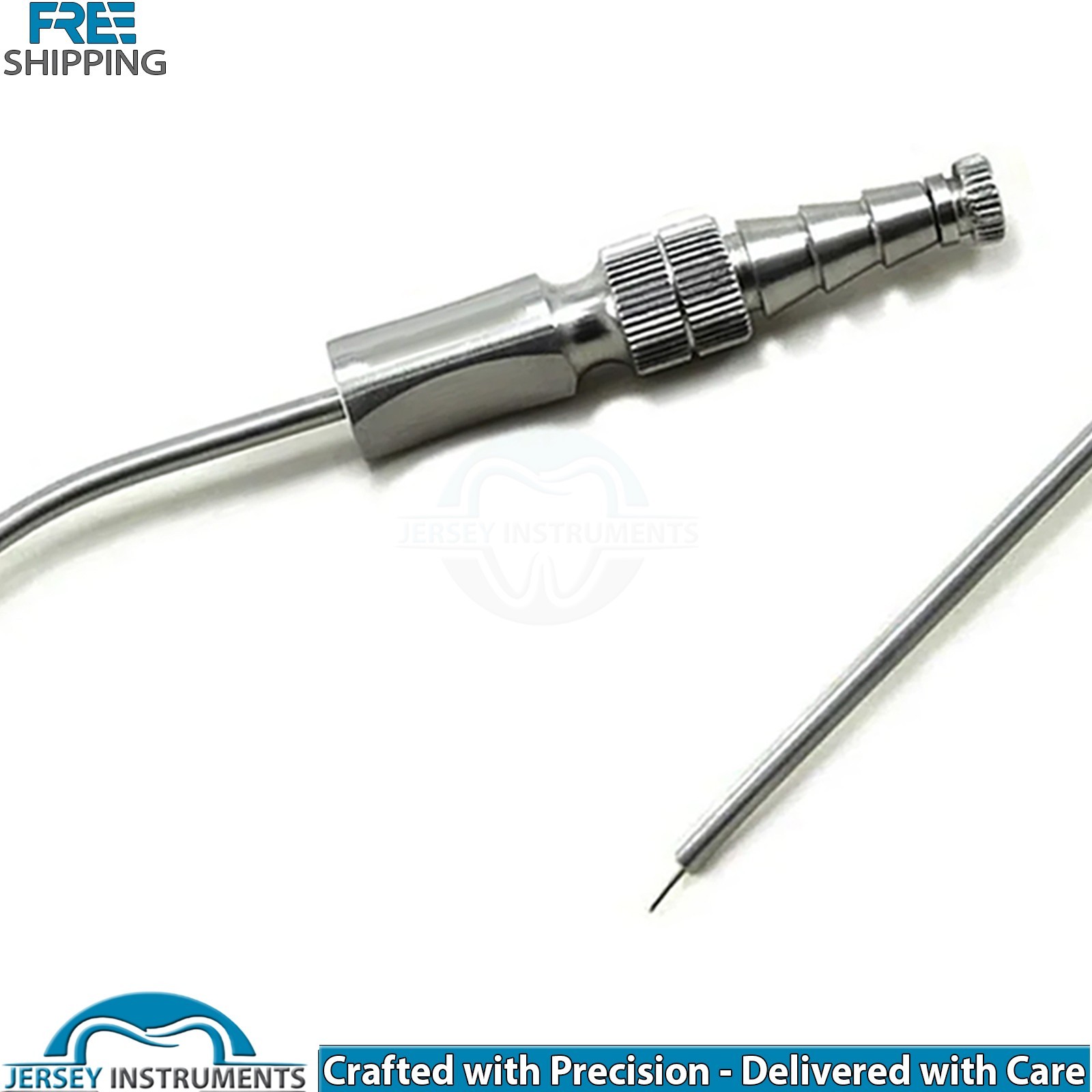 Frazier Suction Tube 2.67mm Surgical ENT Dental Aspirator A + Stainless Steel CE