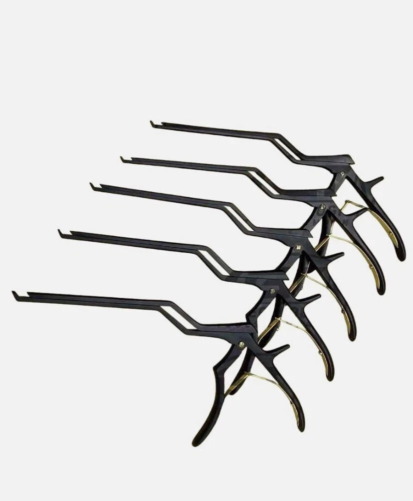 Kerrison Bayonet Bone Spine Rongeur, German Orthopedic Instruments Set of 5 PCs