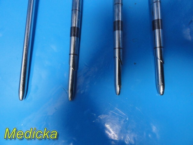 Intuitive 428060-02 DaVinci Cannulas W/ 5mm 420013-01 Blunt Obturators ~28945