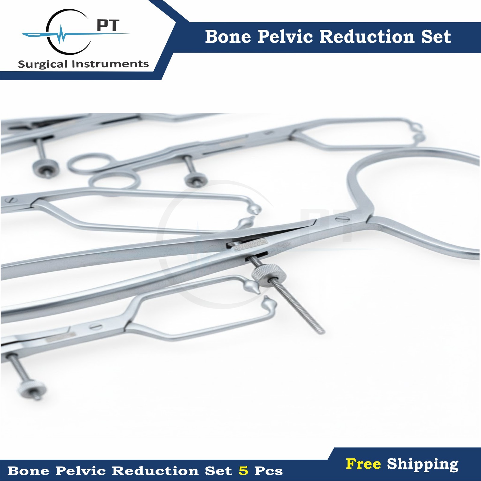 Bone Pelvic Reduction Bone Holding Forceps Assorted Set Orthopedic Instruments