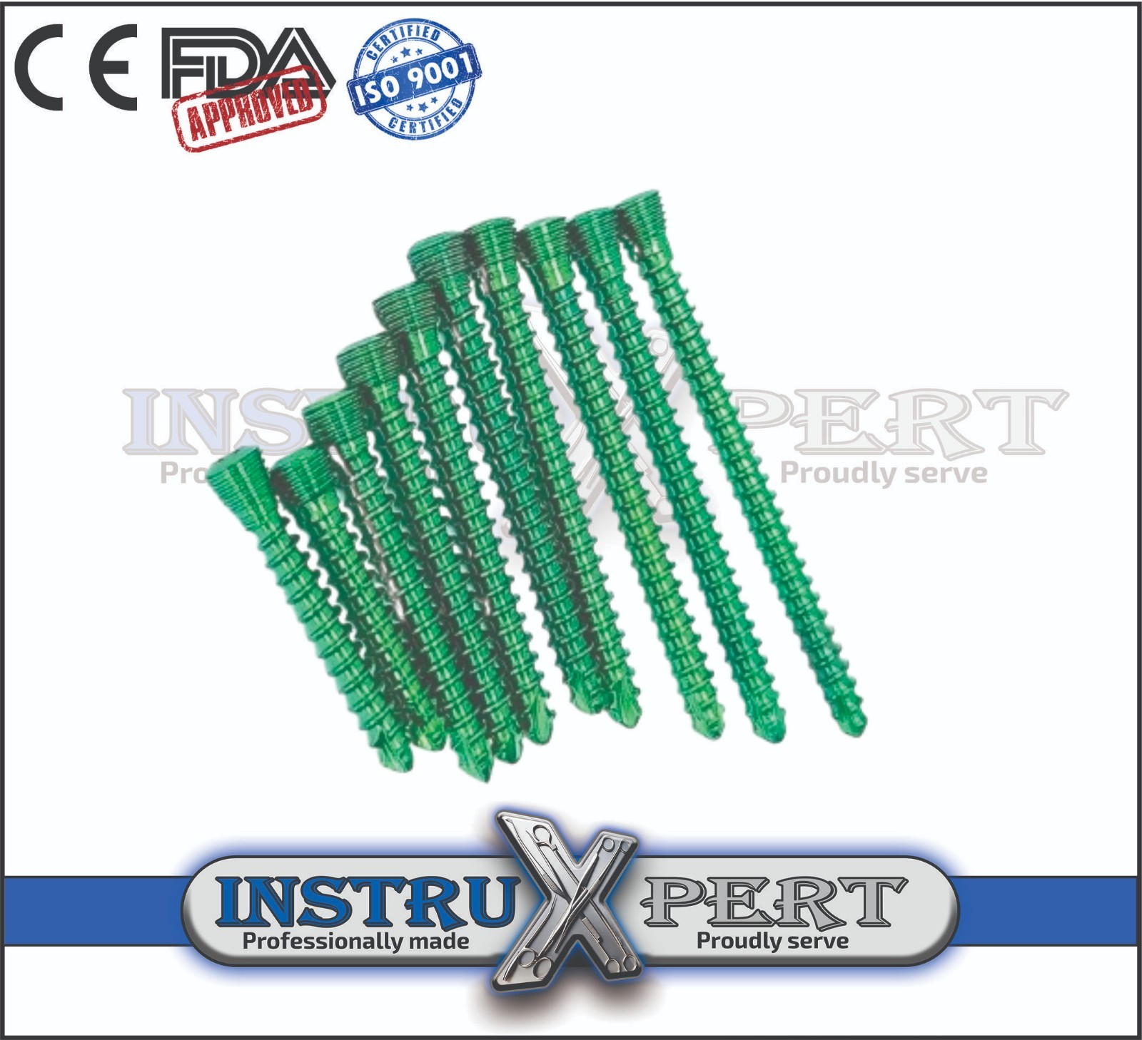 LCP Screw 2.7mm Cancellous Self Tapping 100 PC Veterinary Titanium Instruments