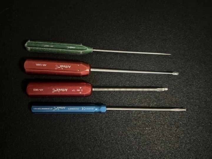 Arthrex Rasp, Drill Guide, Punch Set of 4 pcs