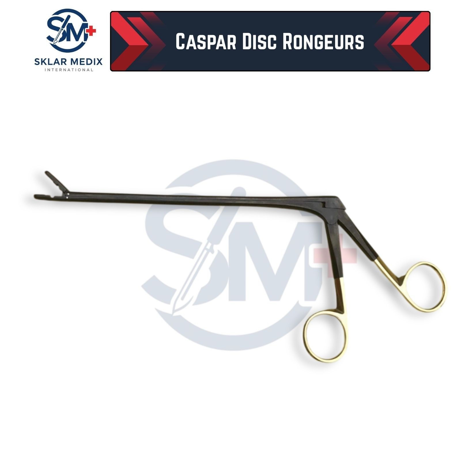 Caspar Intervertebral Disc Rongeur Set of 3 PCs Orthopedic Spine Instruments