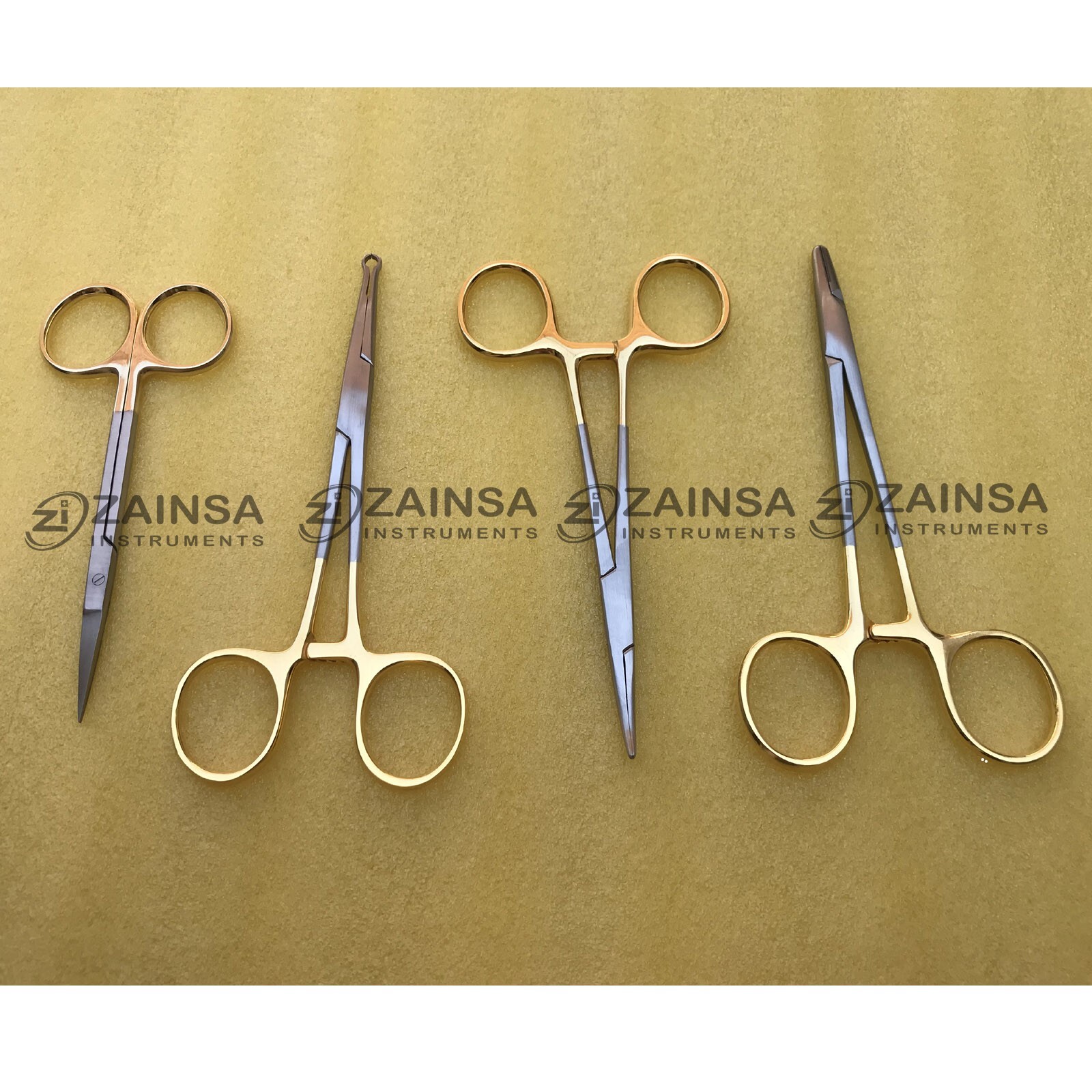 4 Piece German Sutureless Vasectomy Set, Needle Holder Set, Surgical Instruments