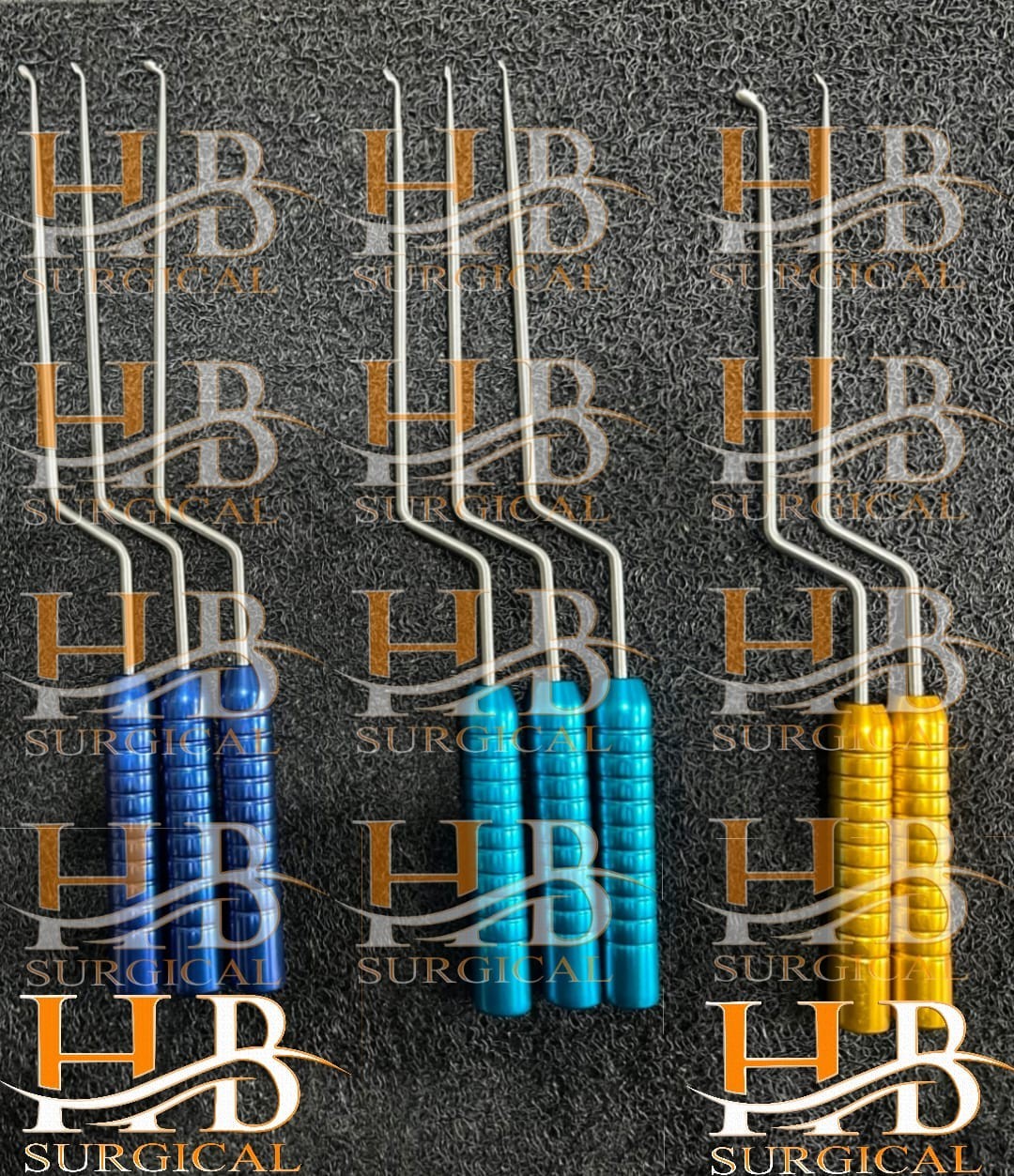American Rainbow Cervical Curettes Orthopedic Spine Surgery Instruments 8Pcs Set