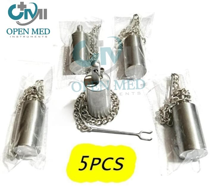 5 pcs set Cerkes Weighted Nasal Retractor Rhinoplasty Instruments German Quality