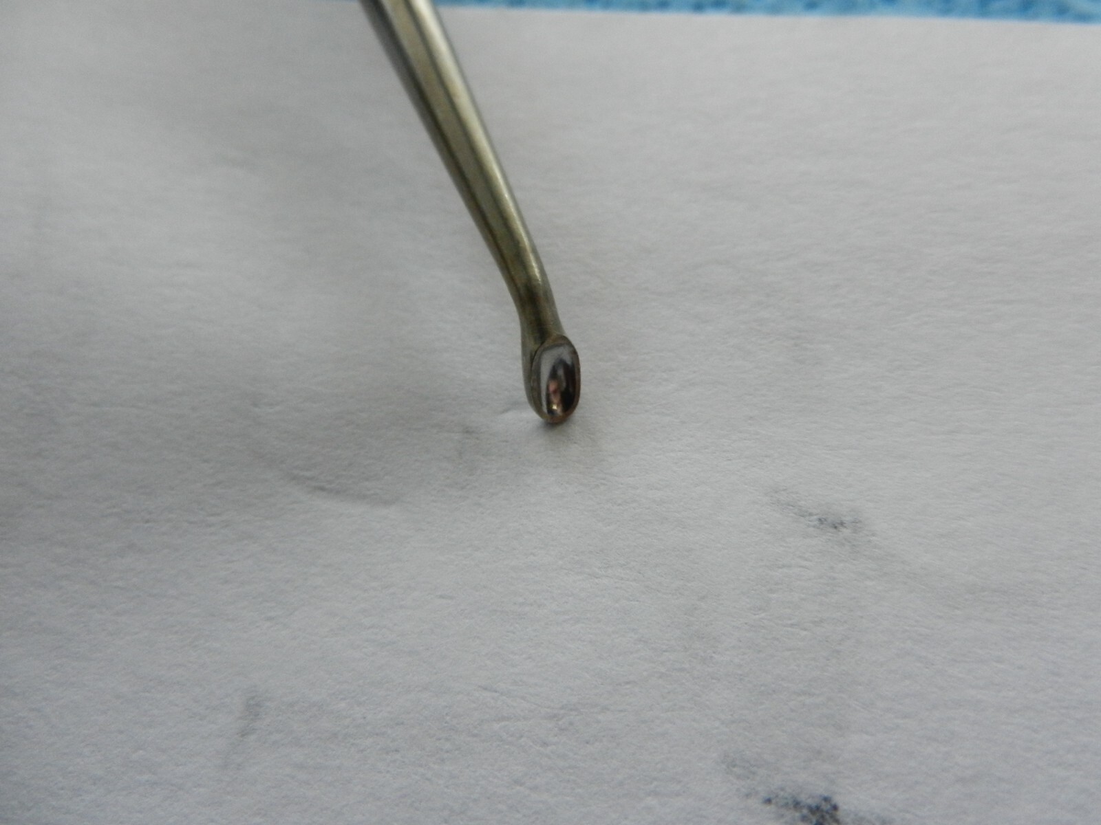 D6357 Symmetry Orthopedic Neuro Reverse Angle Flatback Curette 22.5cm 29-6914