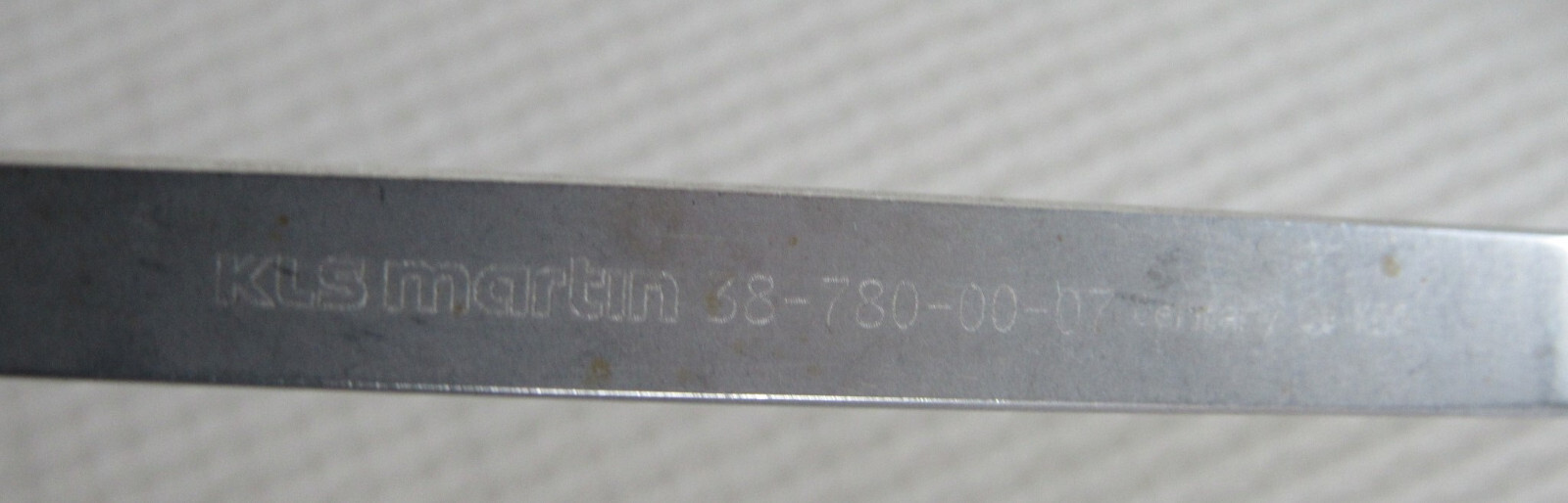 KLS Martin 38-780-00-07 Bauer Straight Osteotome 6mm Tip X 8″ Length Germany