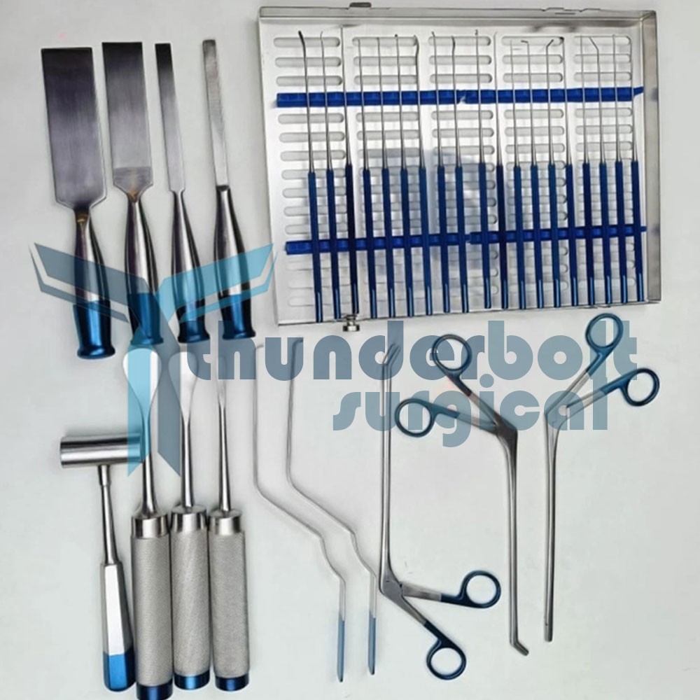 Basic Craniotomy Orthopedic Spine Surgical Instrument 33 Pcs Set Premium Quality