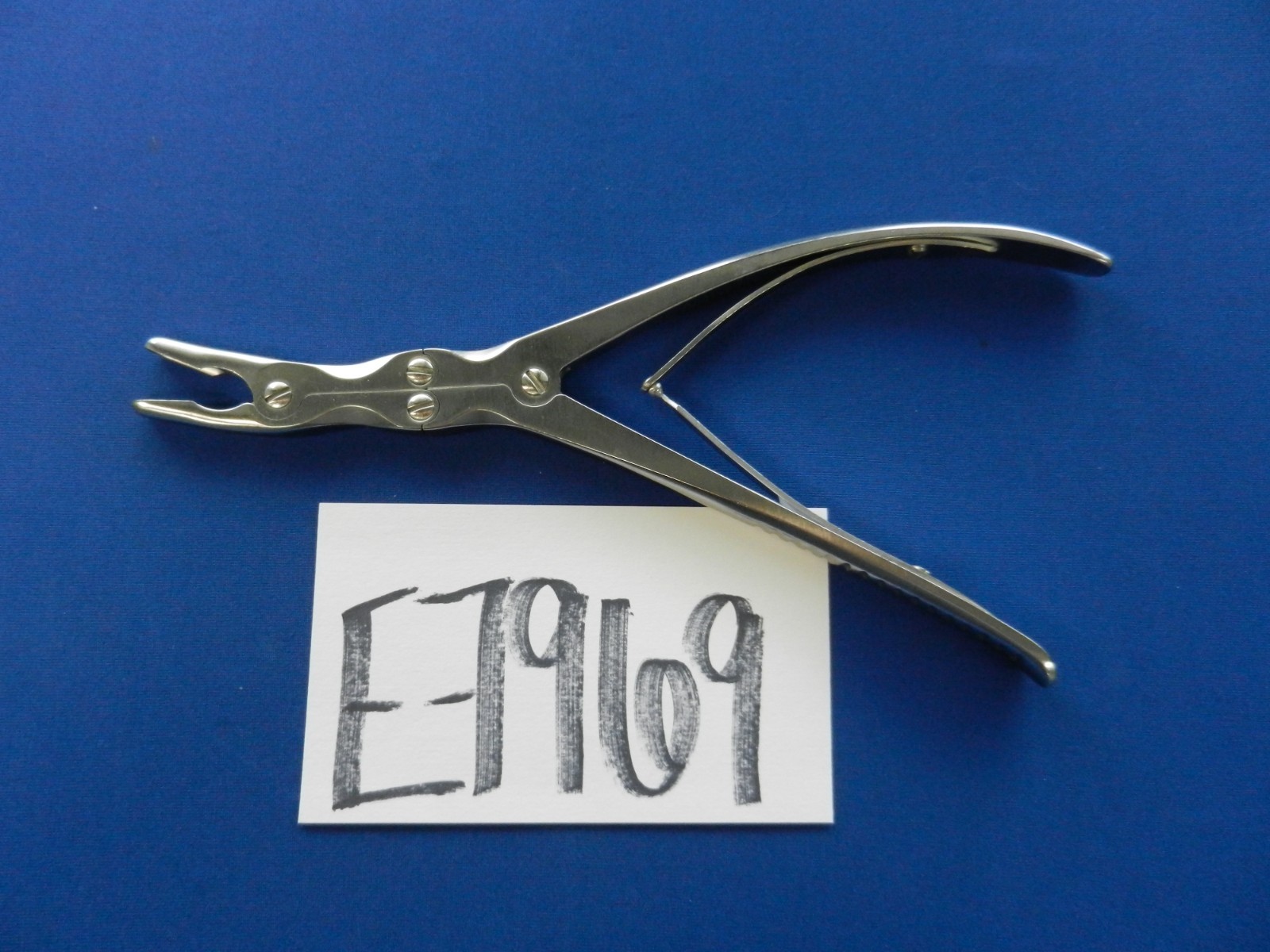 Jarit 230-261 Leksell 8.0mm Bite Slightly Curved Rongeur 23.7cm Overall Length