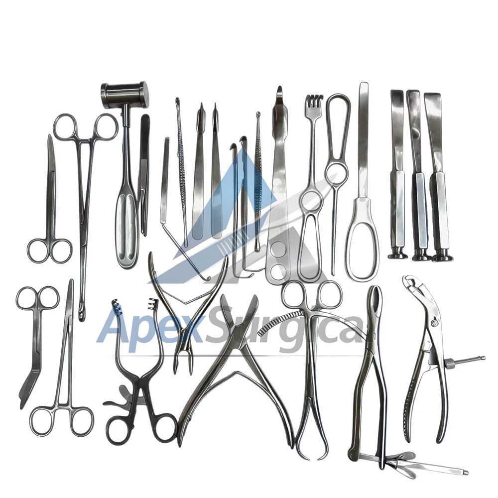 Basic Orthopedic Surgery Kit German Orthopedic Surgical instruments Set of 25 PC