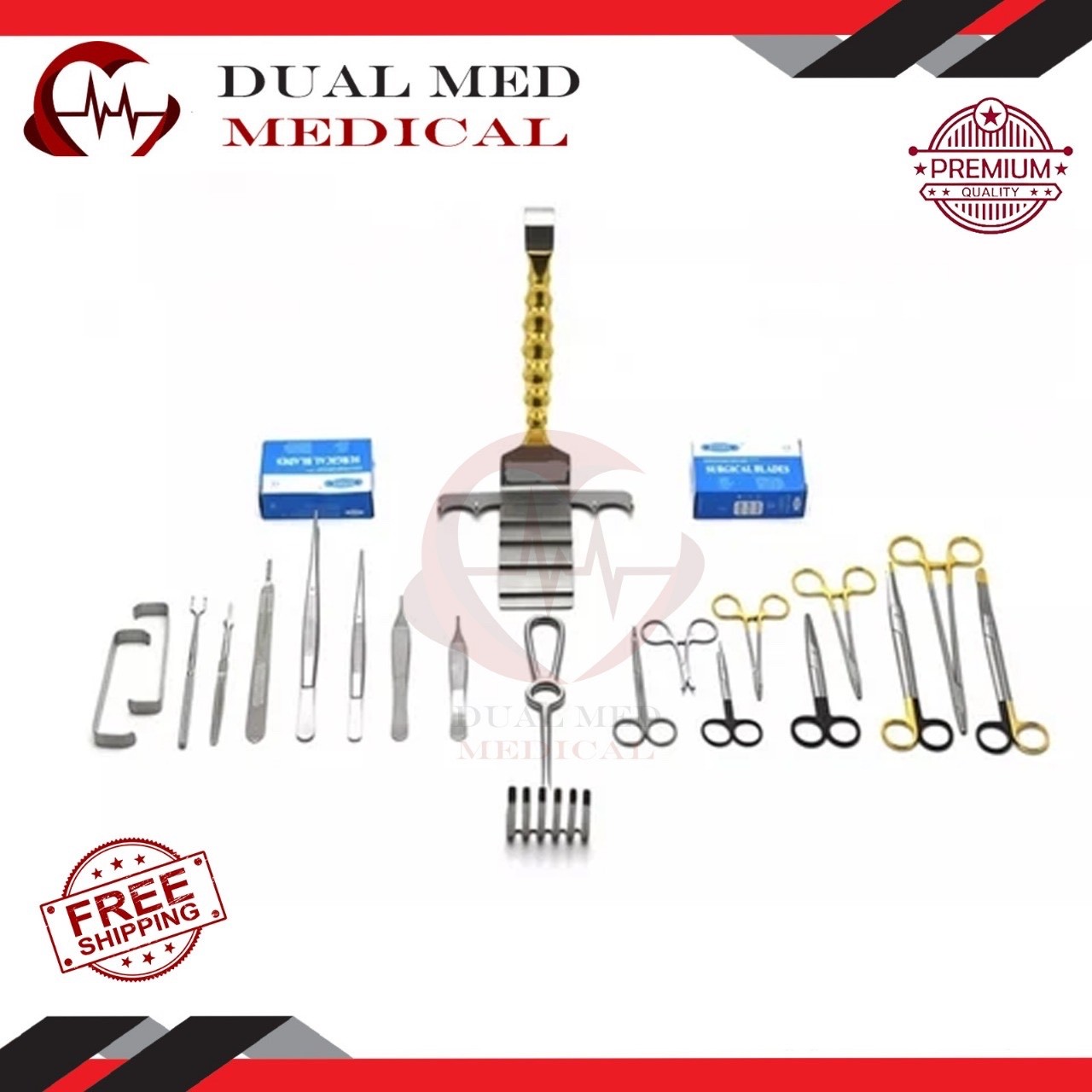 Abdominoplasty Surgery Instruments Set 22Pcs
