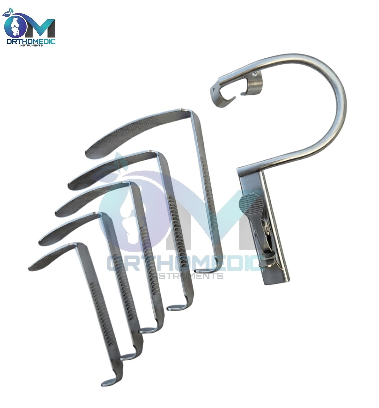Boyle Davis Mouth Gag With Tongue 5 Blades Dental ENT Gag Instruments By Inzee
