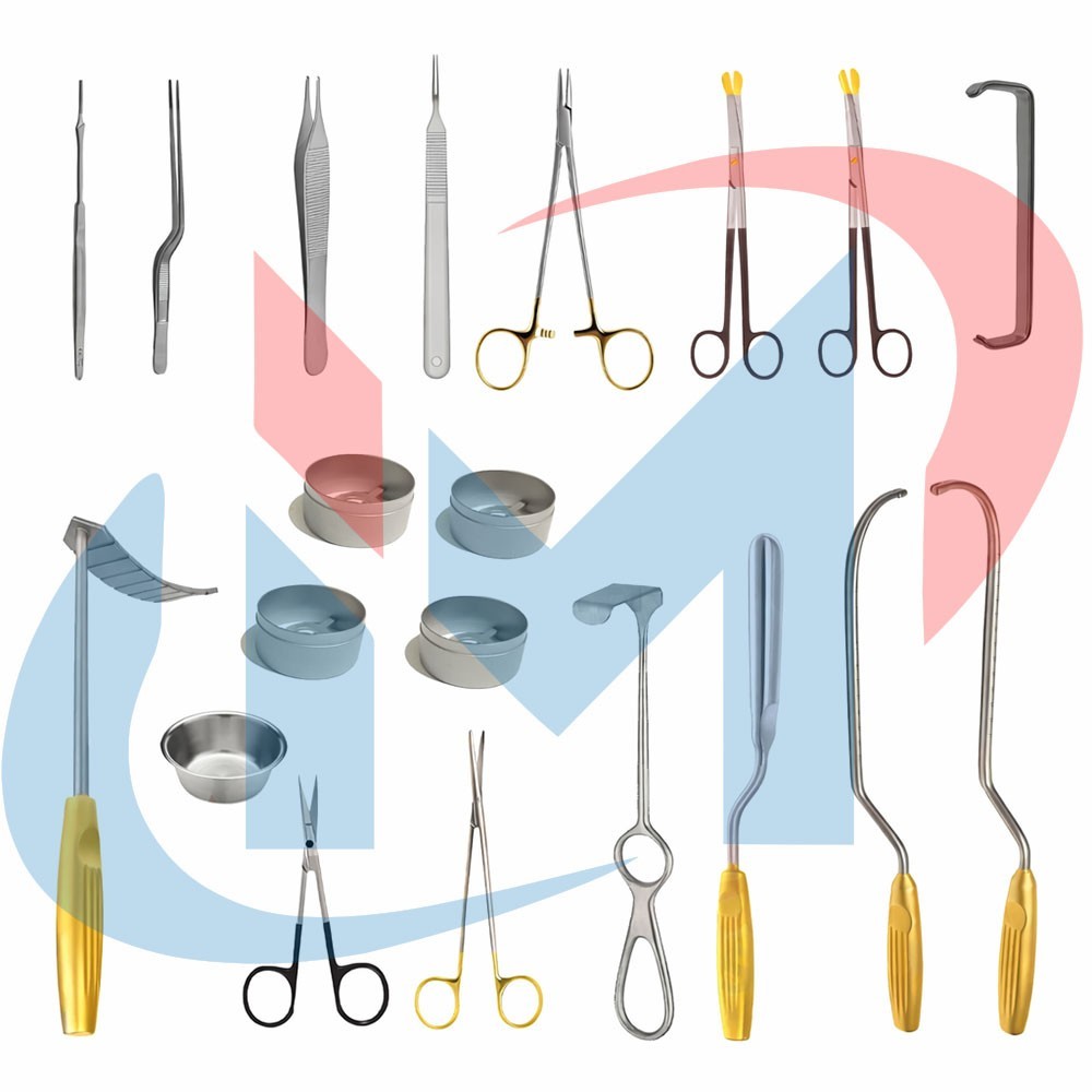 Mammaplasty Instruments Set 21 Pieces Plastic Surgery Surgical Instrument
