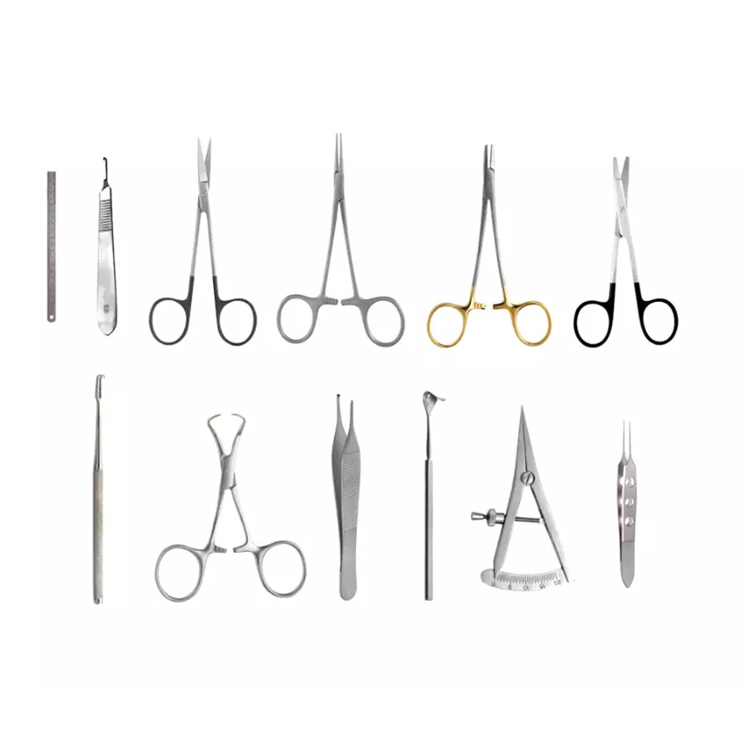Blepharoplasty Instrument Set Of 12 PCS – Plastic Surgery Instruments