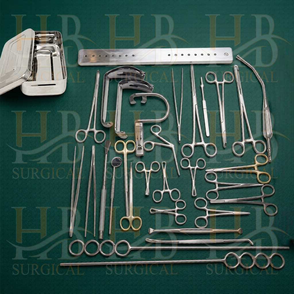 Tonsillectomy and Adenoidectomy 30 pcs kit Surgical Instrument Set + Free Box