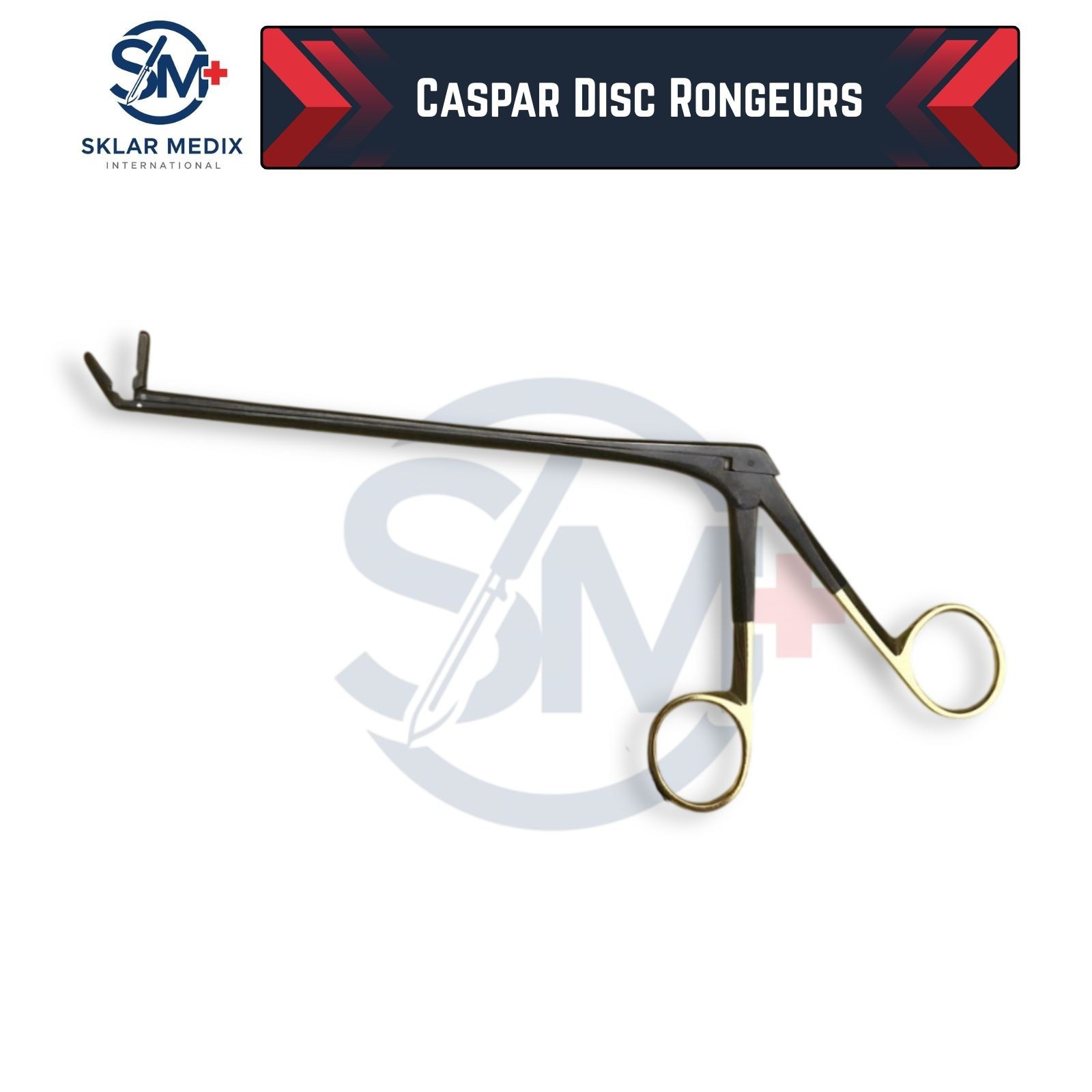 Caspar Intervertebral Disc Rongeur Set of 3 PCs Orthopedic Spine Instruments