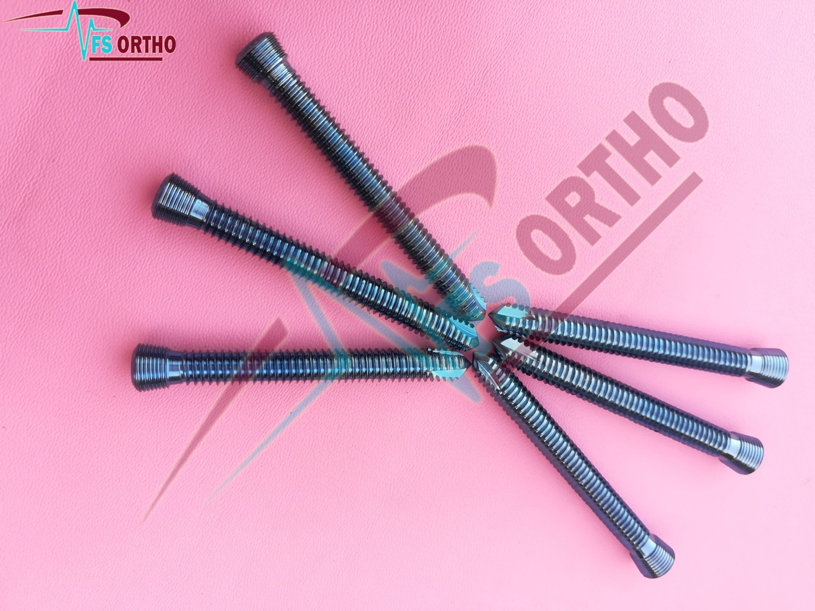 Safety Locking Screws 2.7 mm self-tapping Titanium Screws (154 pcs) Orthopedics