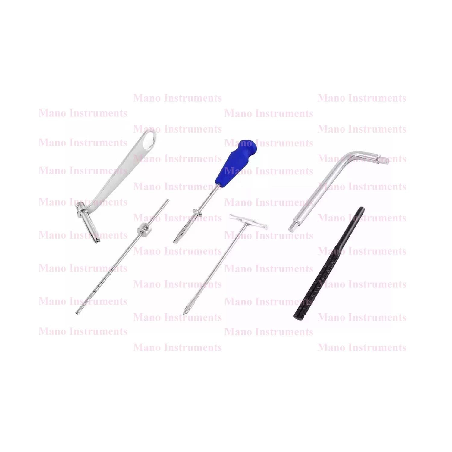 Orthopedic Surgical Instruments 4.0mm Cannulated Screw Instrument Set