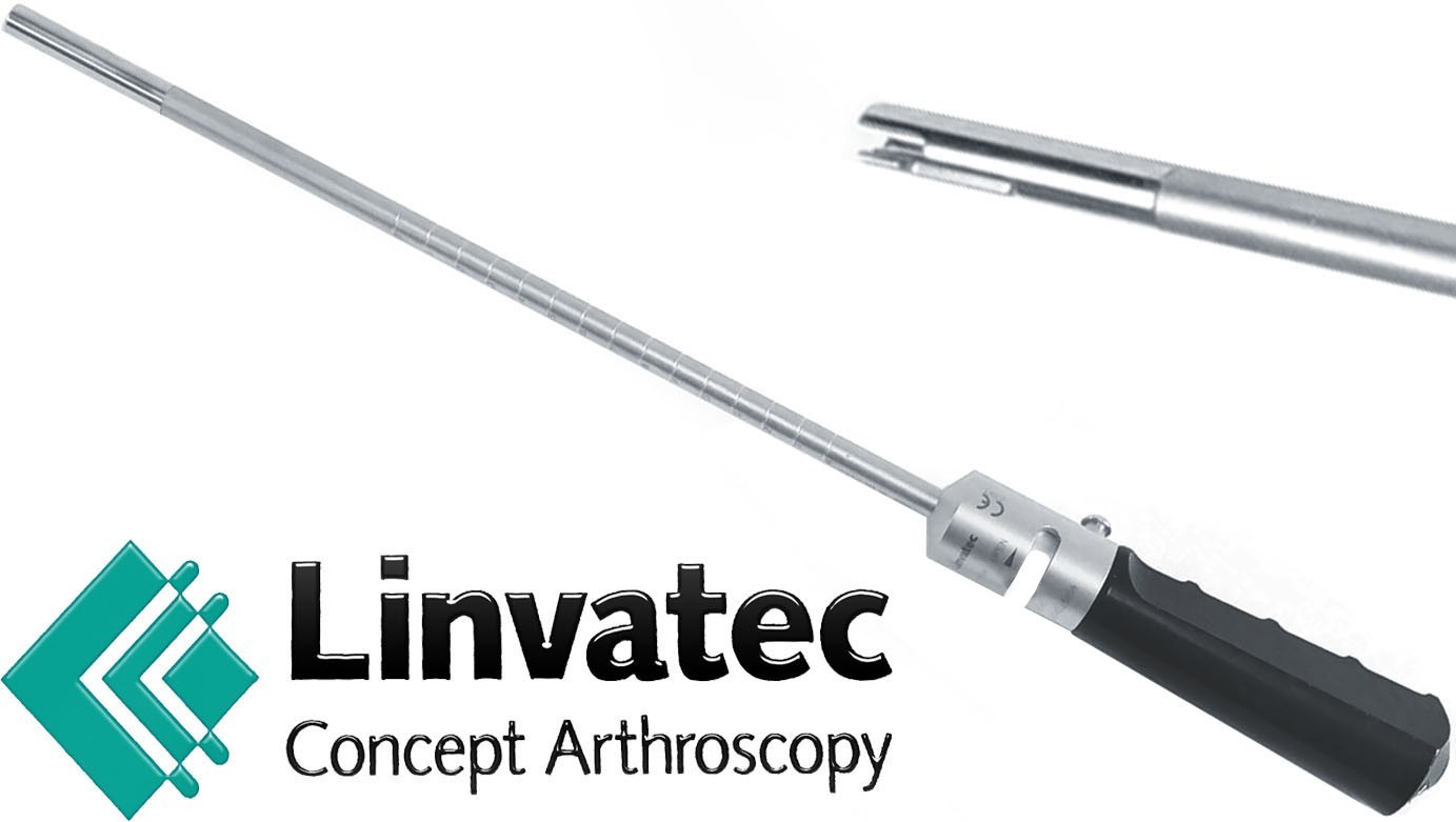 Linvatec 8750 Tendon Harvester 18″ ONLY Handle & Outer Shaft **Incomplete**