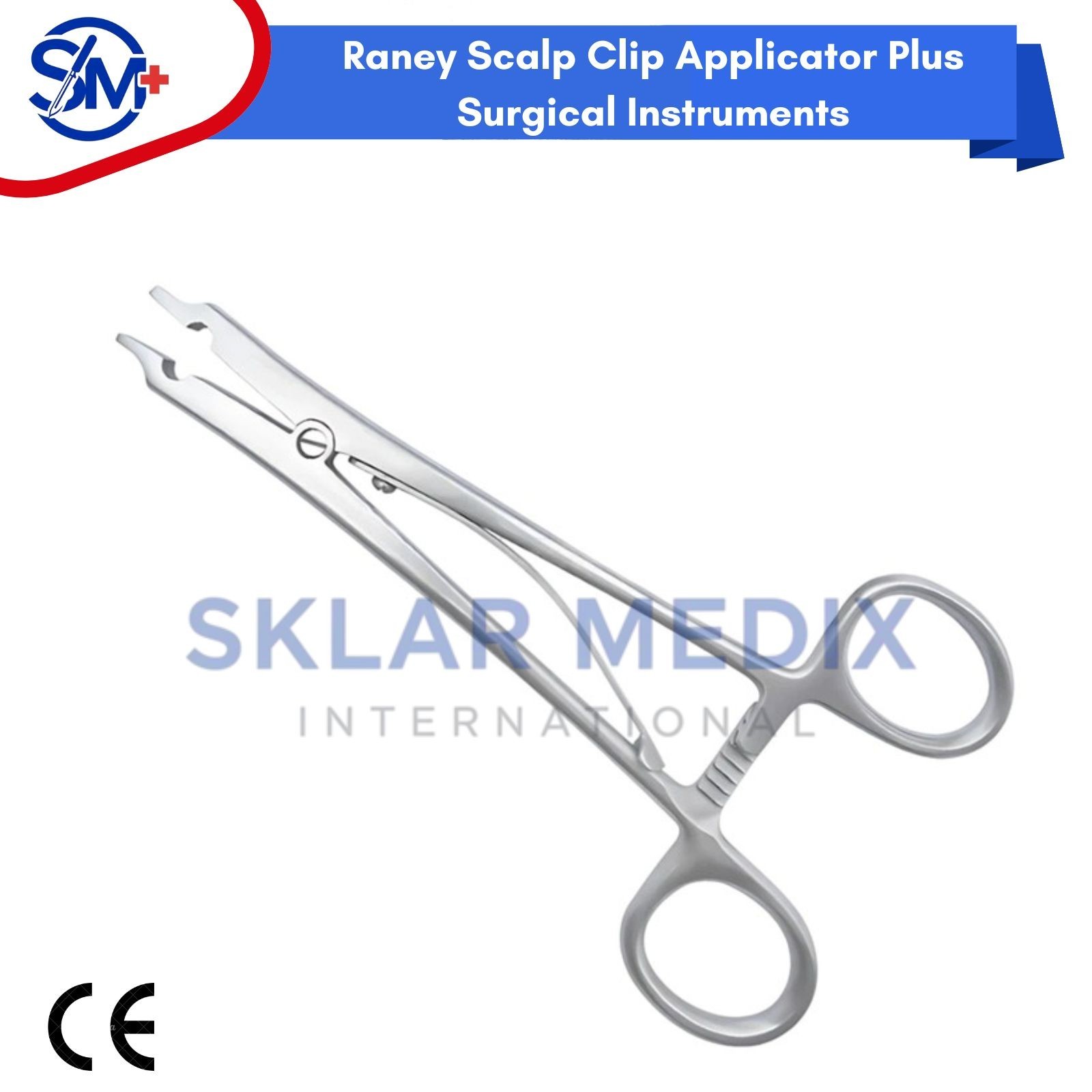 Raney Scalp Clip Applicator Plus Surgical Instruments Ortho Neuro 30 Pc Clips CE