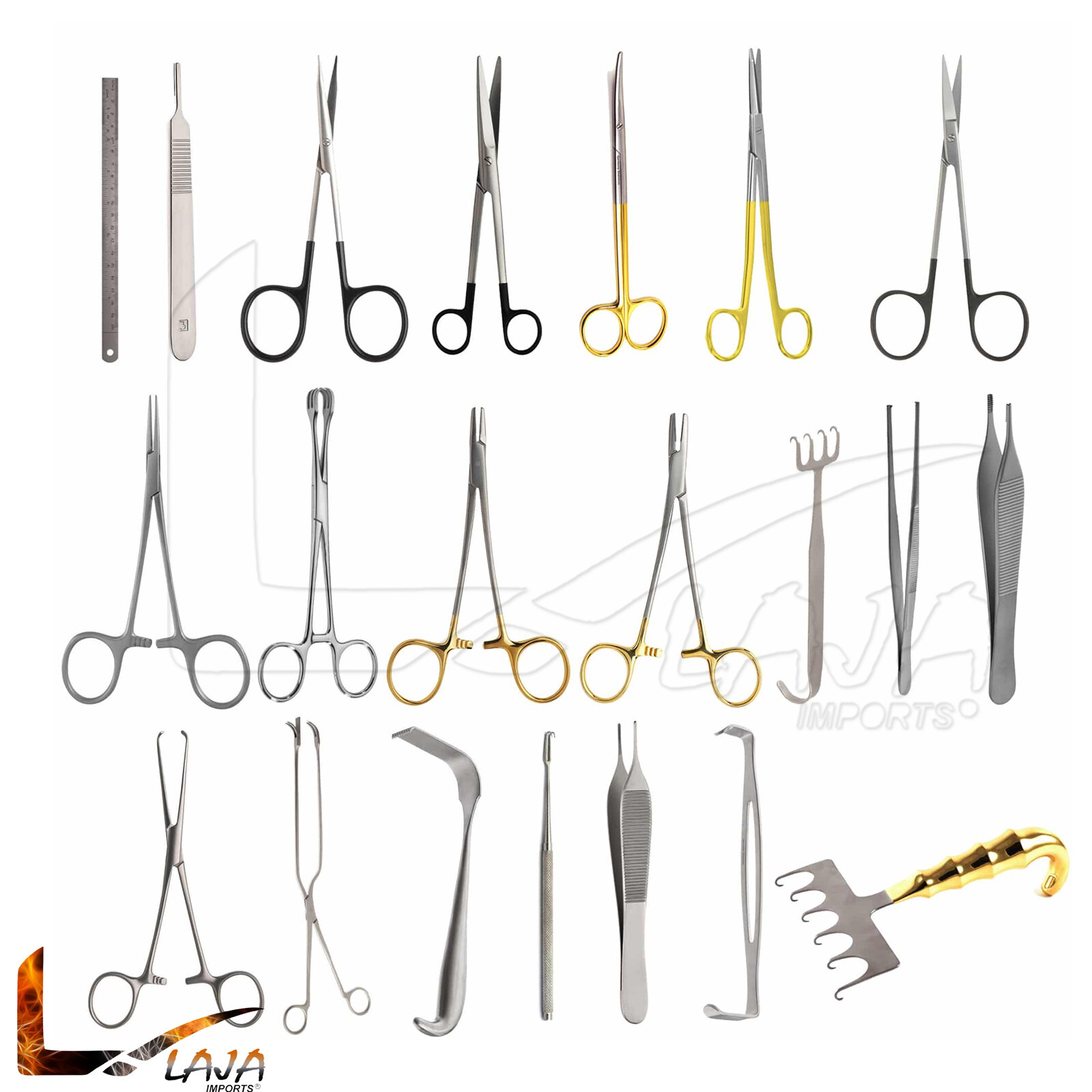 Set Of 32 Pcs Abdominoplasty Tummy Tuck Surgery Plastic Surgery Instruments