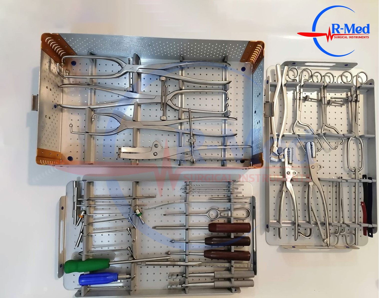 Pelvic Reconstruction Bone Plate Orthopedic Surgical Sterilization Box 33 PCS