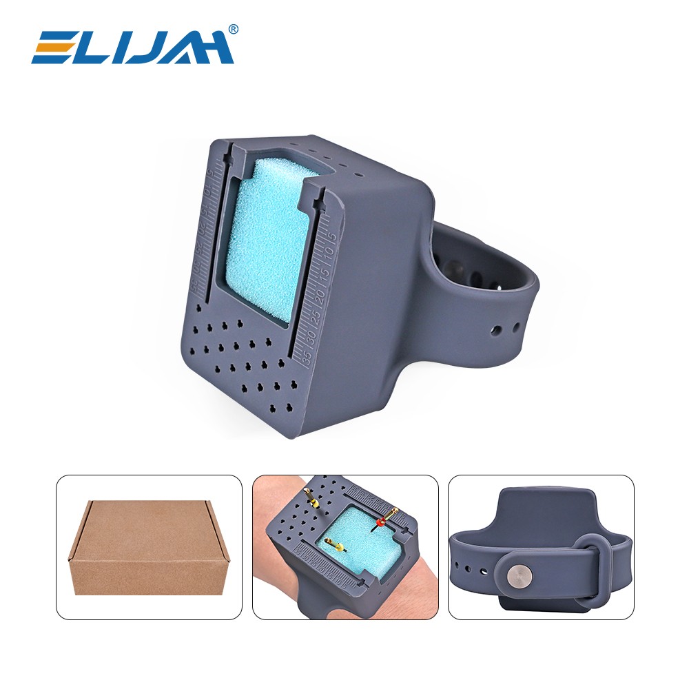 Dental Wrist Endo Files Block Holder Ruler Measuring Stand & Replaceable Sponge