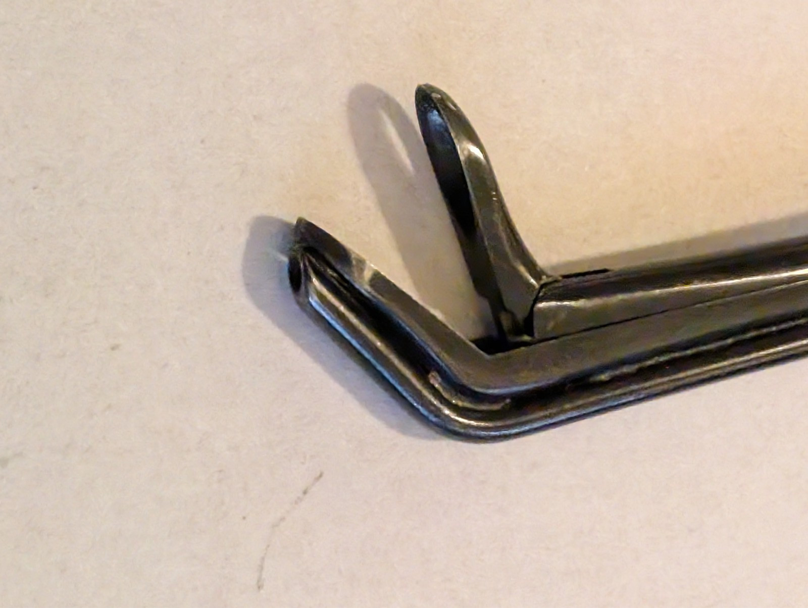 R. Wolf 8211.103 Weil Blakesley 45° Up Jaw Size 1 w Suction Channel 110mm WL ENT