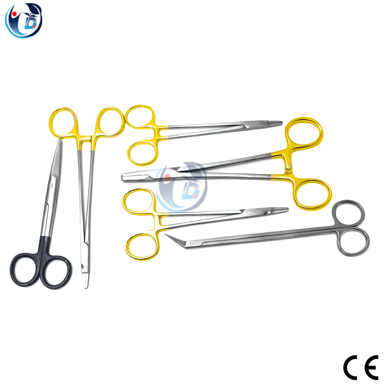 15 pcs vascular instrument set with sterilization box